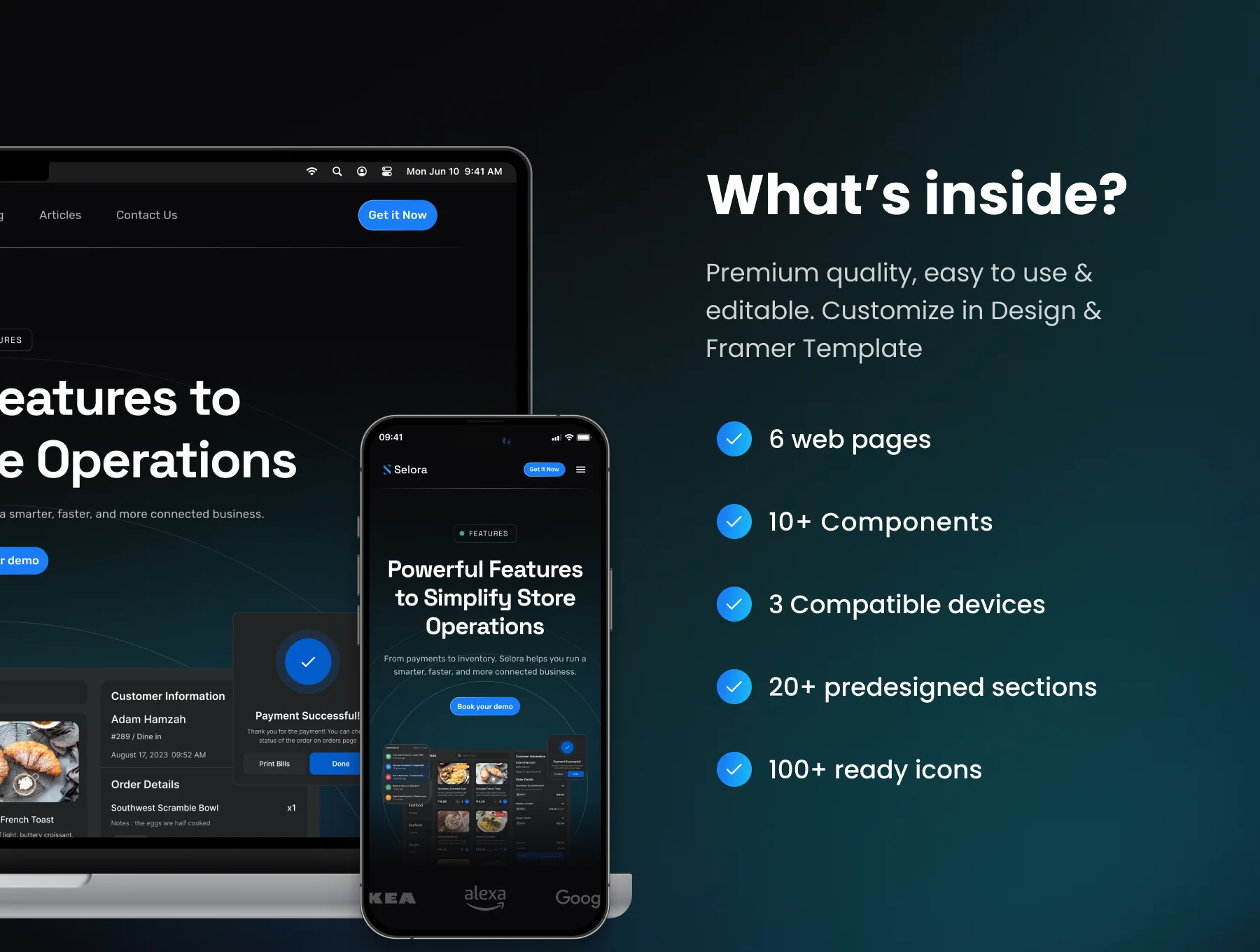 Selora - SAAS & Startup Landing Page Template 4