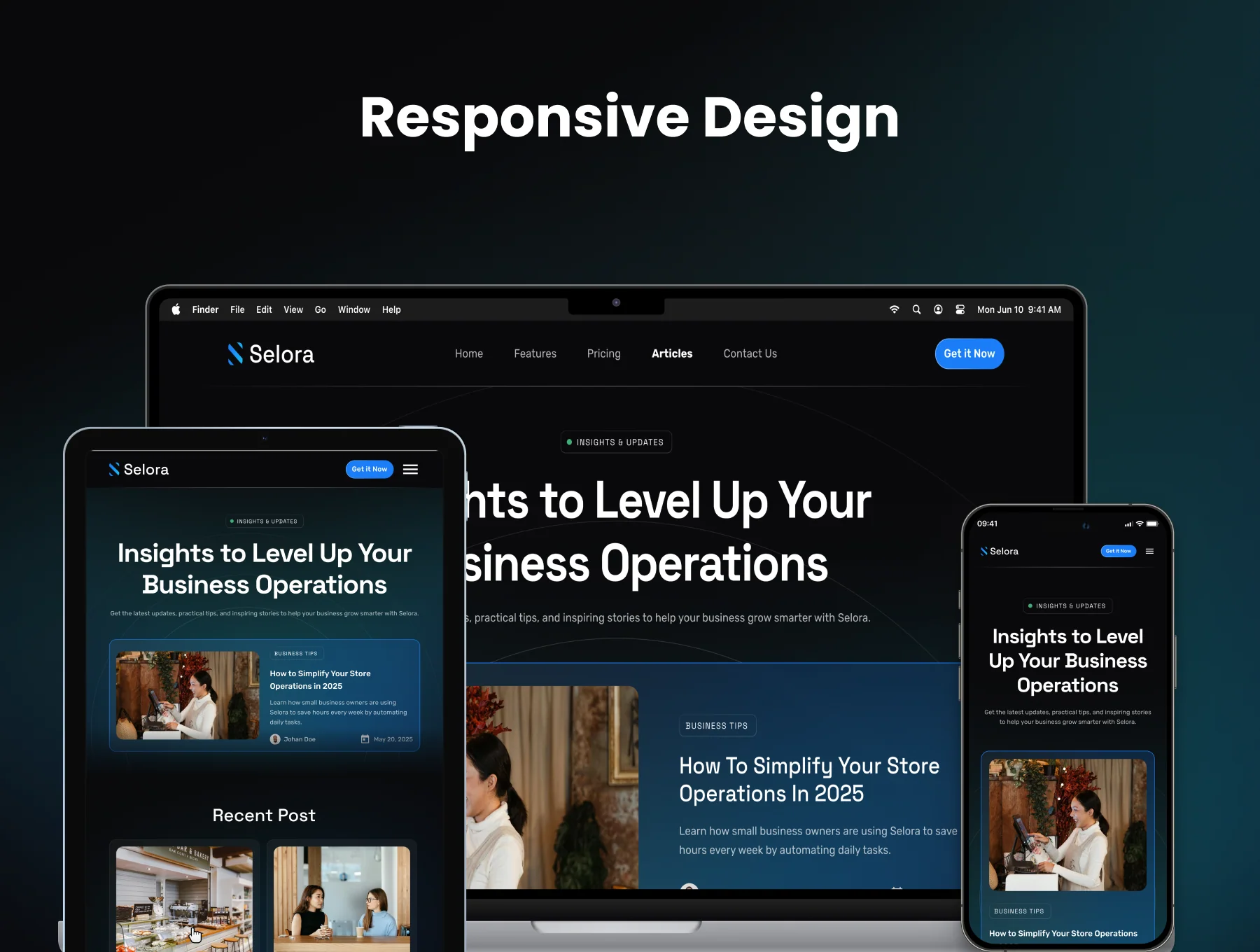 Selora - SAAS & Startup Landing Page Template 8