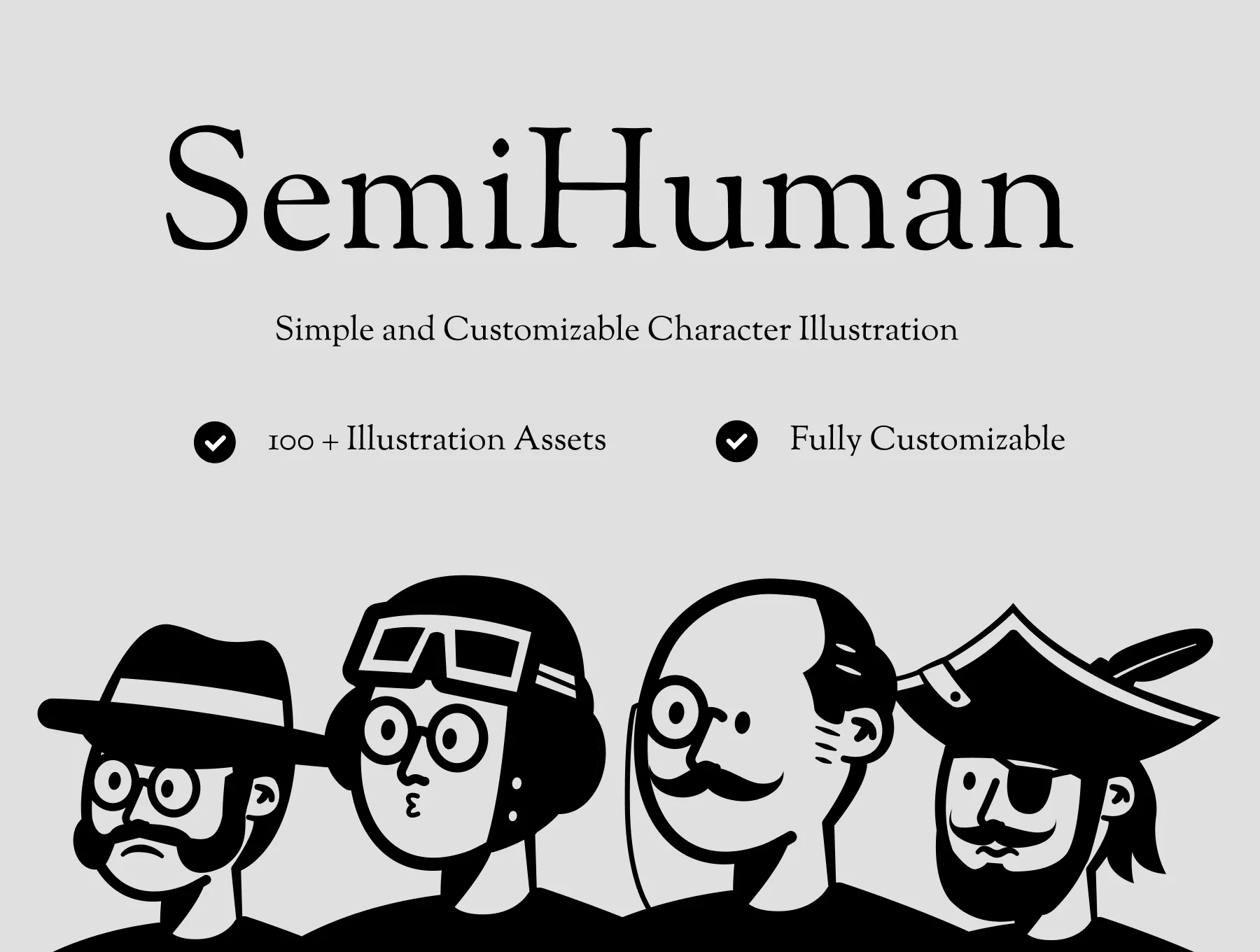 SemiHuman Illustration Library 1.0
