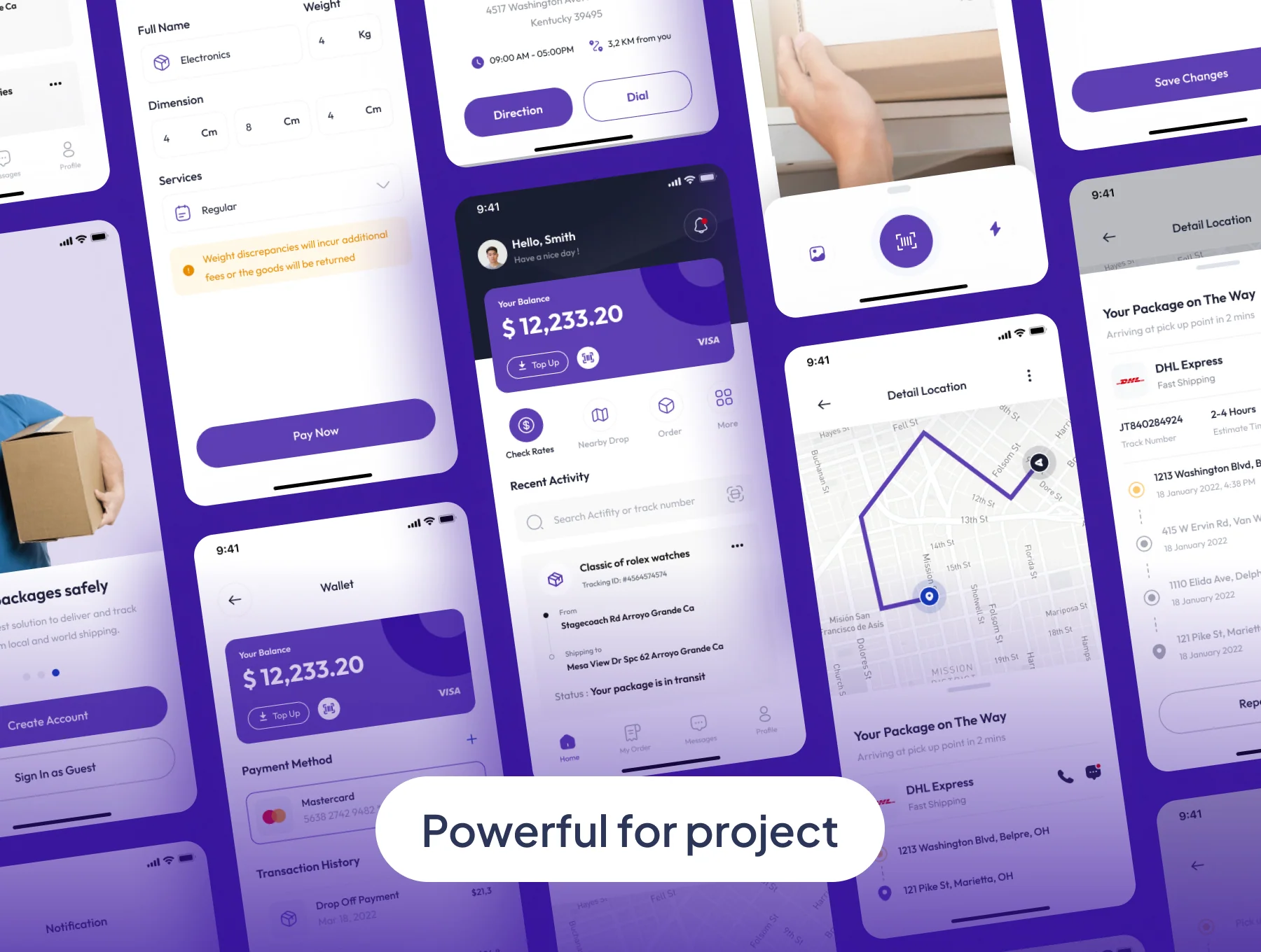 Sendpack - Shipping Apps IOS UI Kit 5