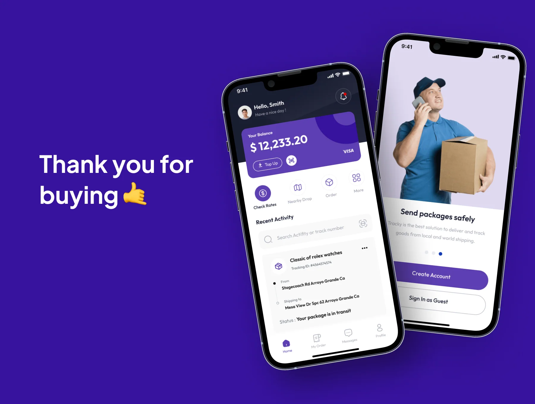 Sendpack - Shipping Apps IOS UI Kit 6