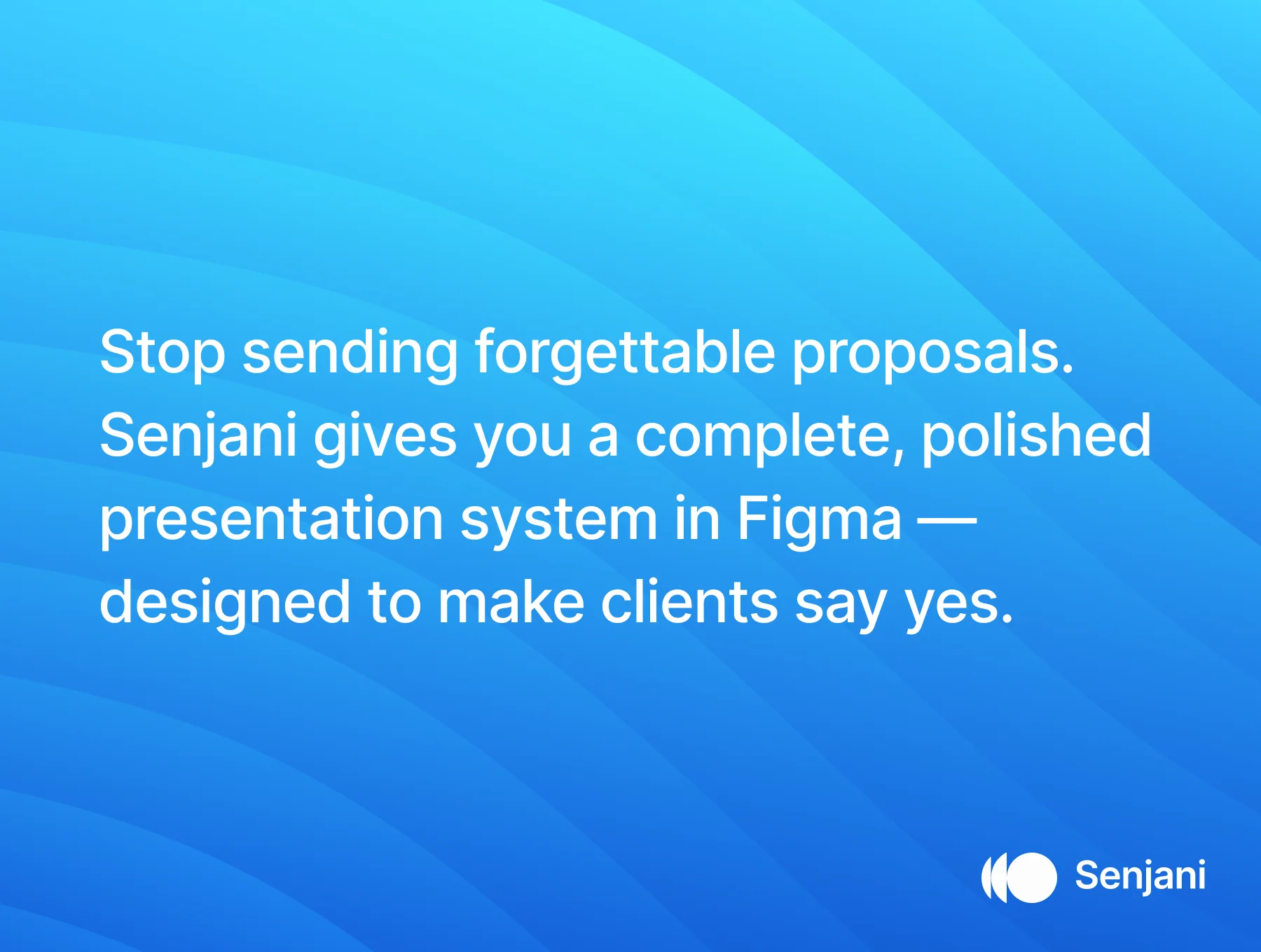 Senjani – Modern Project Proposal Presentation for Figma 2