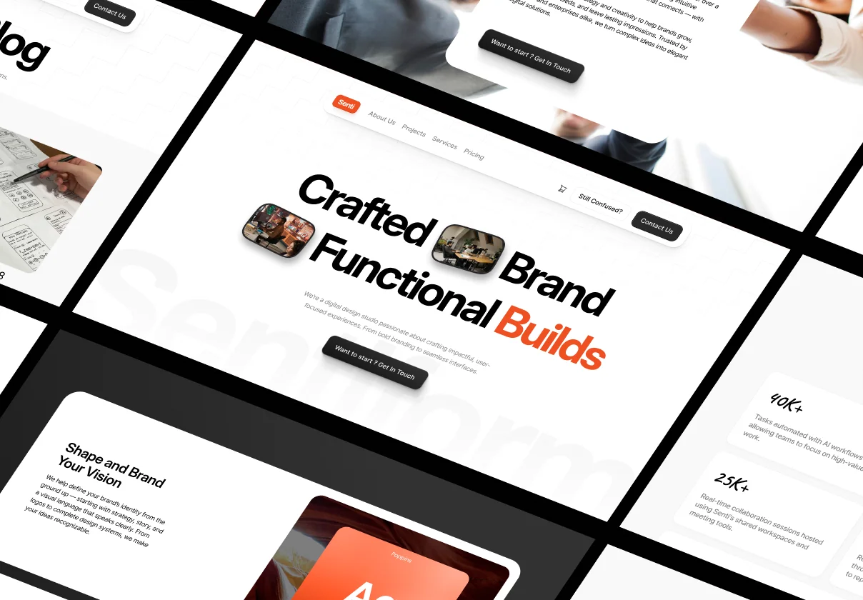 Sentiform - Agency/Portfolio Website
