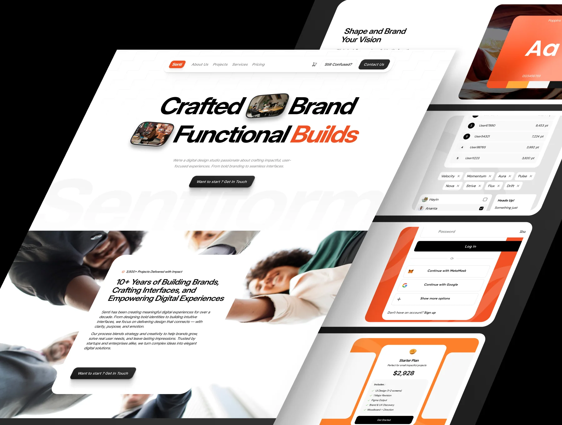 Sentiform - Agency/Portfolio Website 2