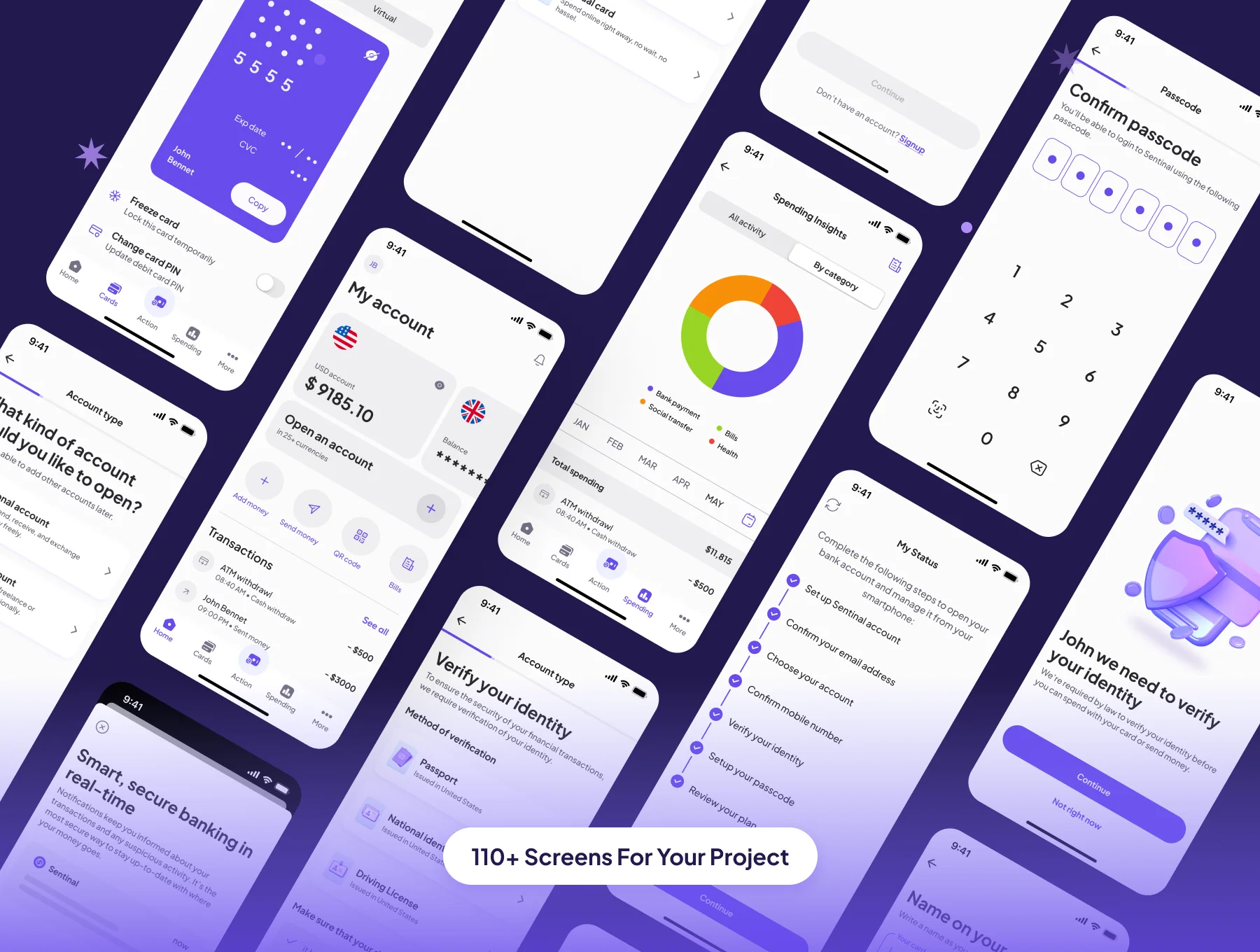 Sentinal - Banking App - UI Kit 5