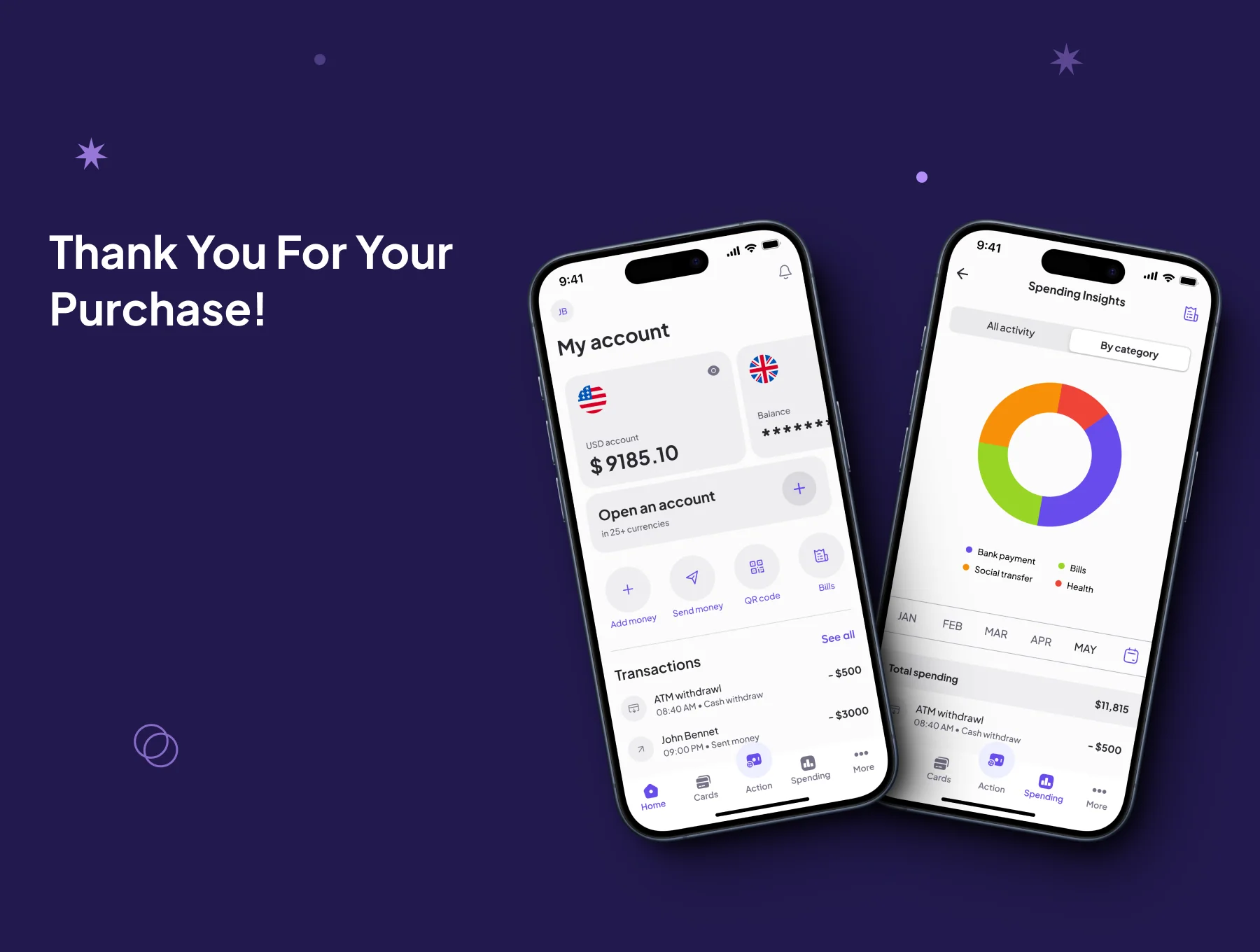 Sentinal - Banking App - UI Kit 6