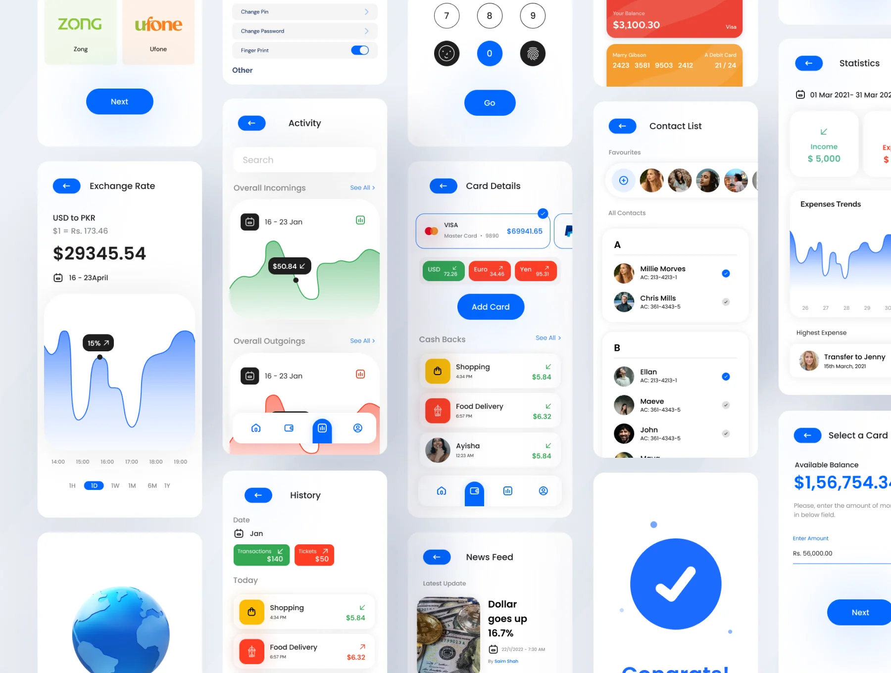 SenTo. - A Premium Money Transfer Mobile App UI Kit 4