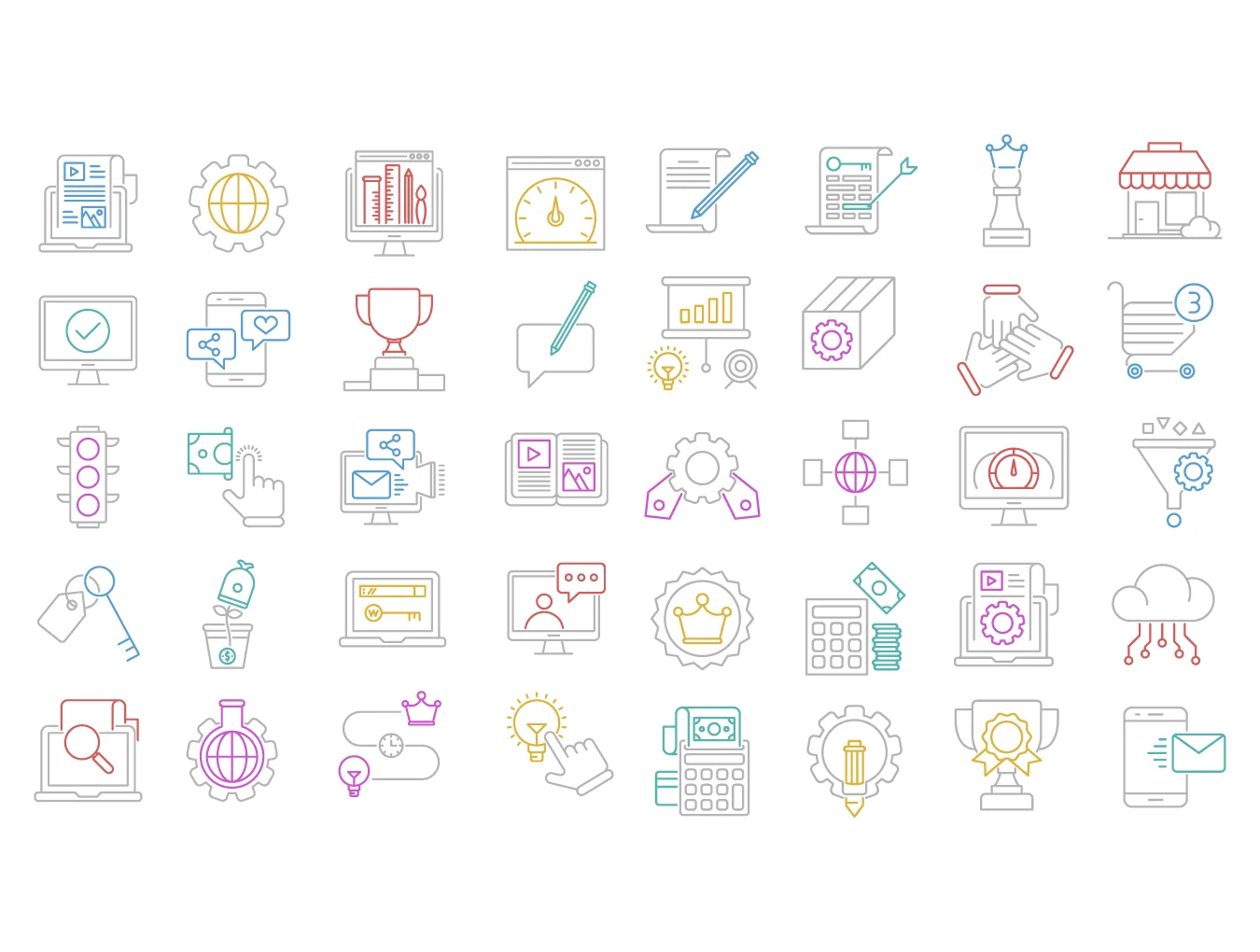 SEO & Web Icons 6