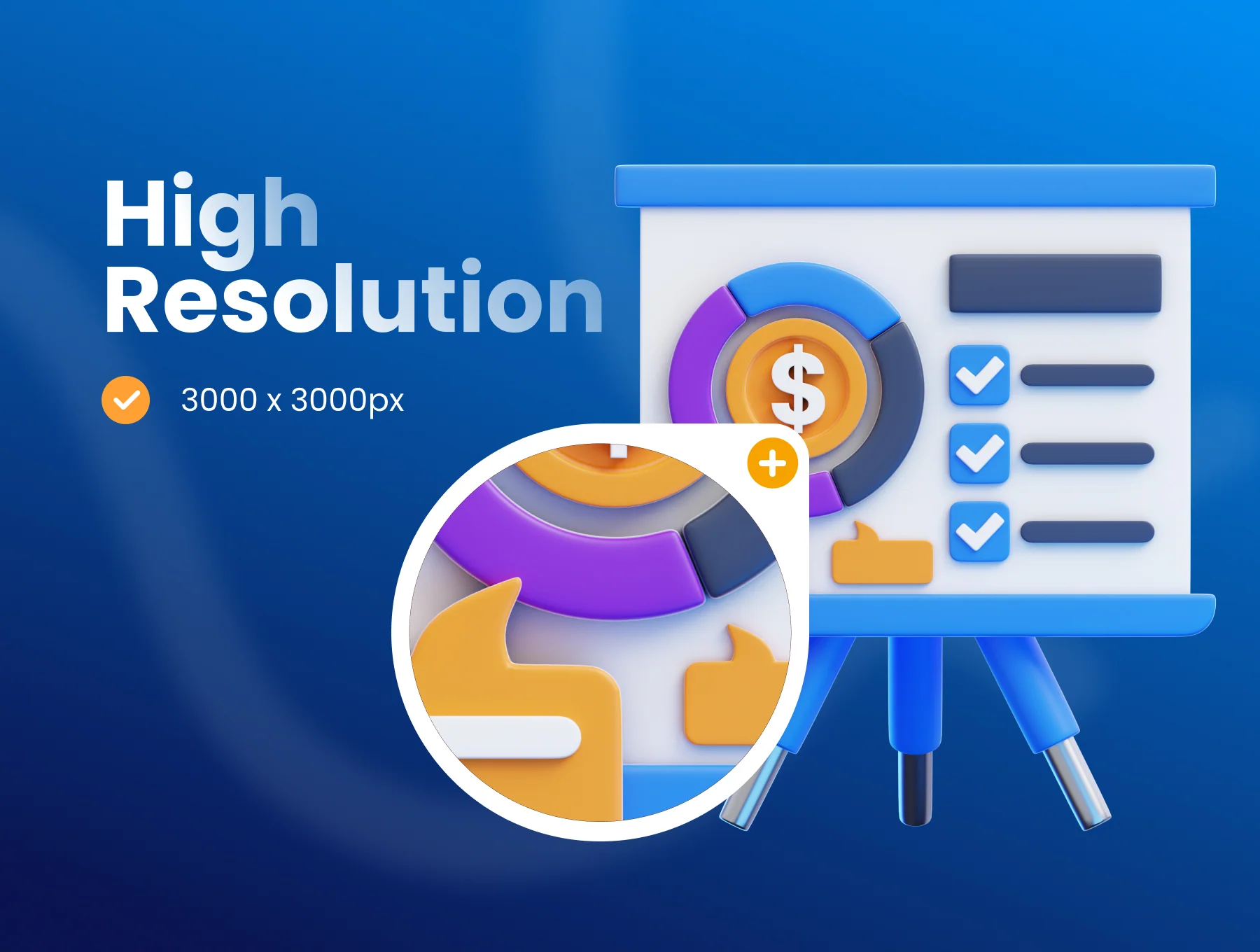 SEO & Marketing 3D Icon Set 3