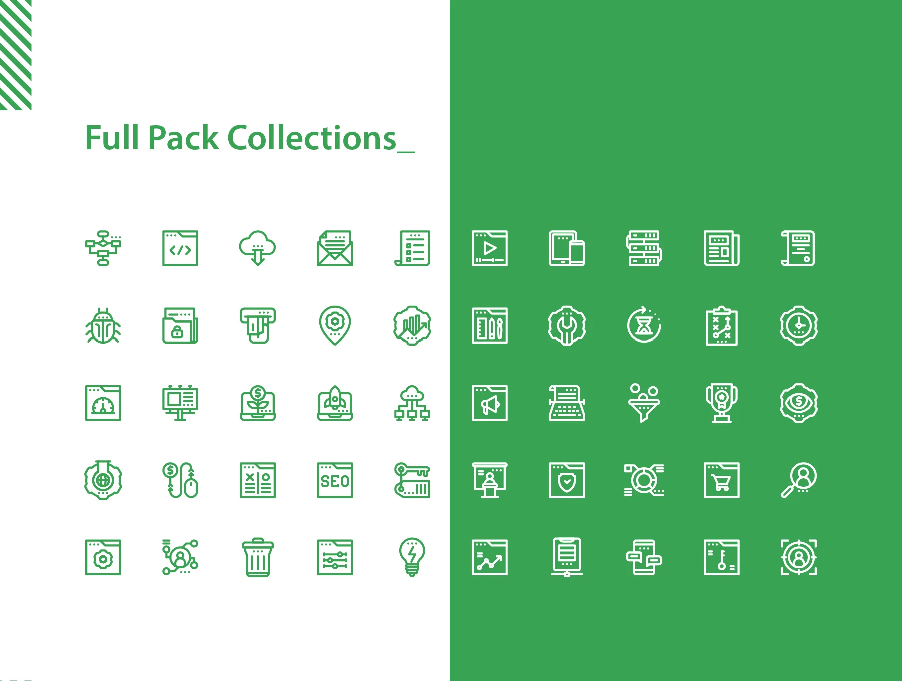 300 SEO Marketing Icons Set 4