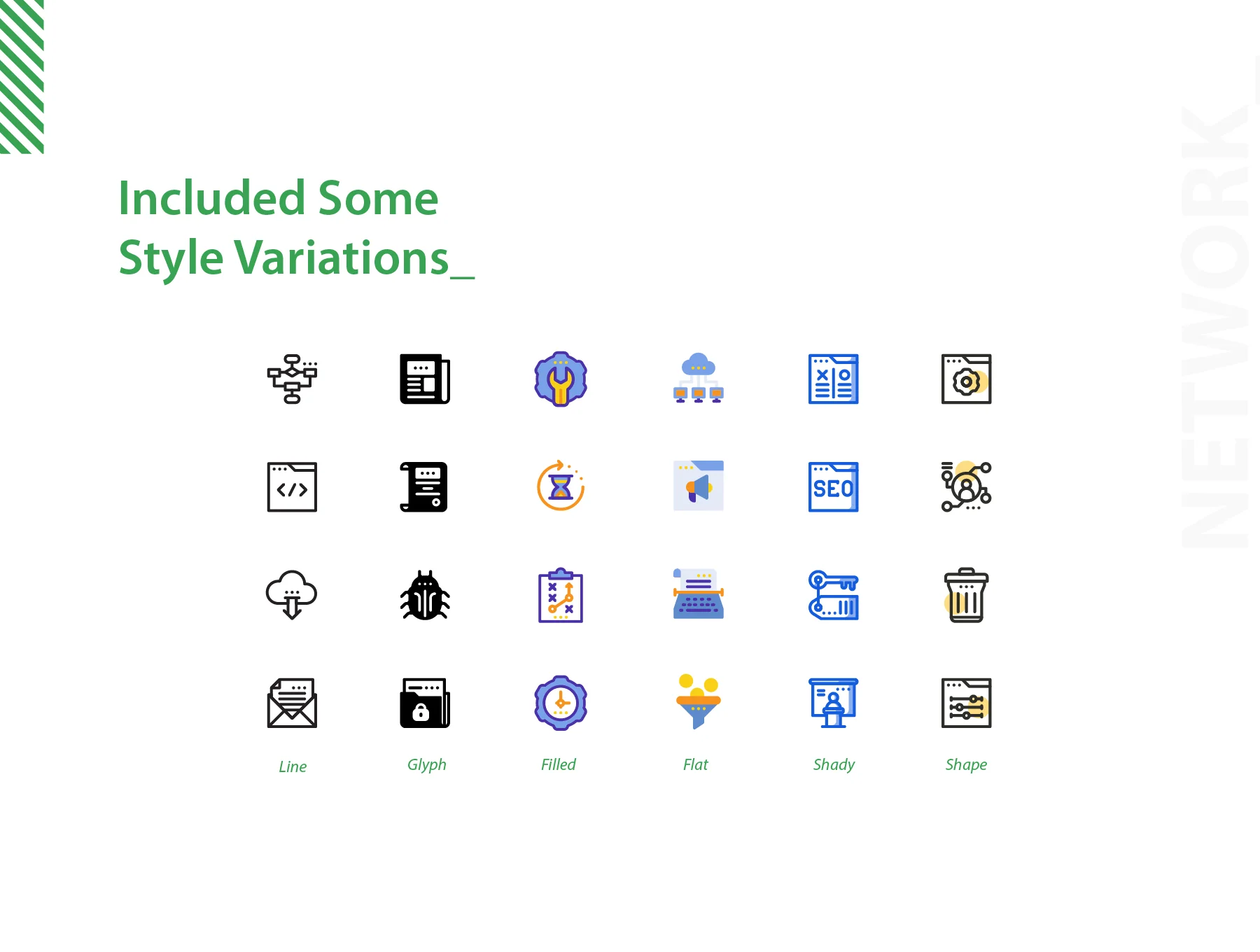300 SEO Marketing Icons Set 5