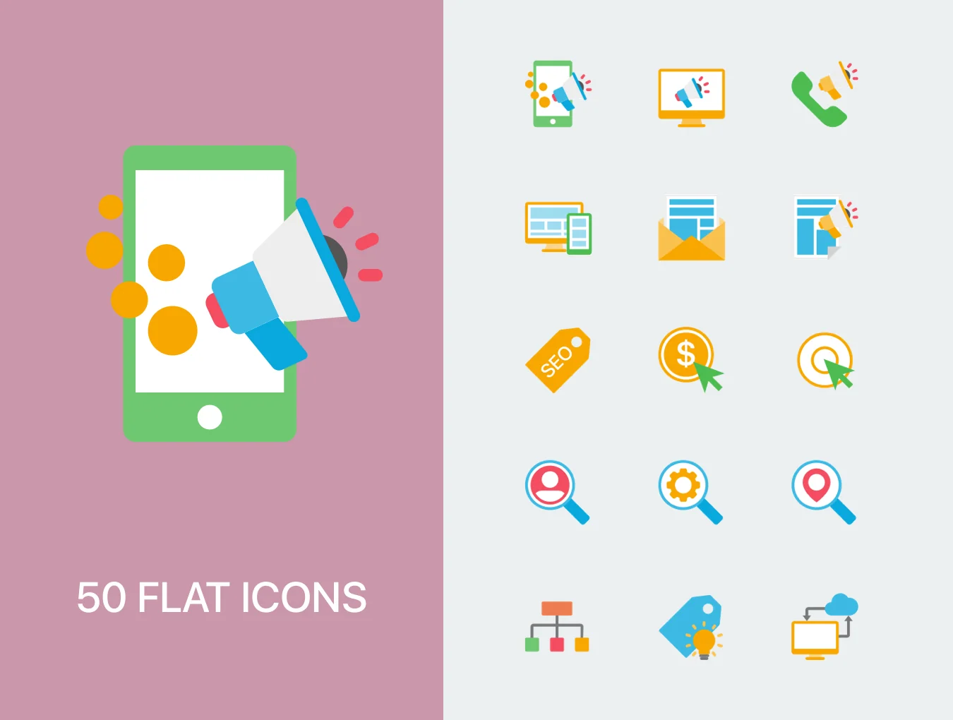 SEO & Marketing Icons 4