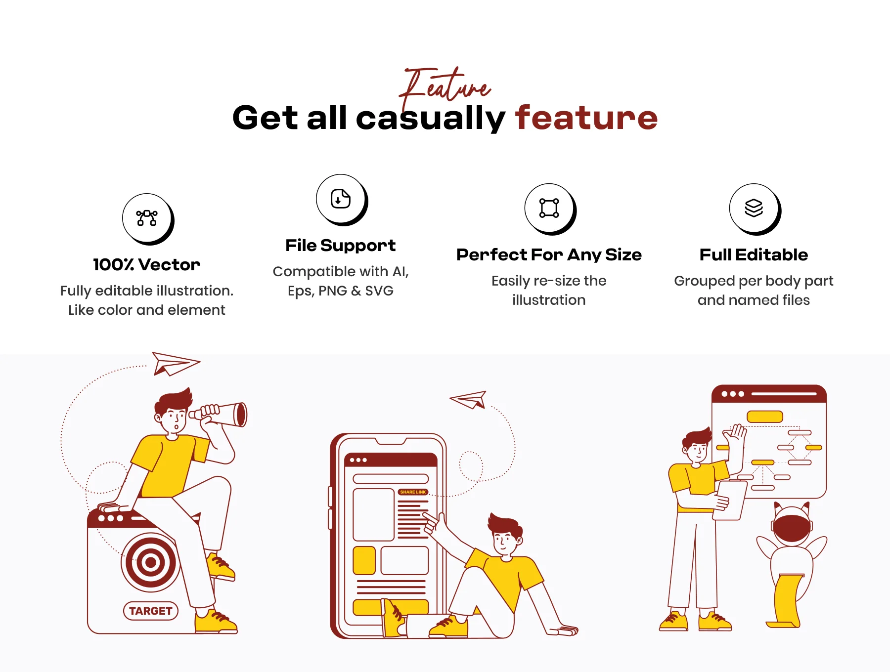 SEO Website Optimization Illustration Pack 3