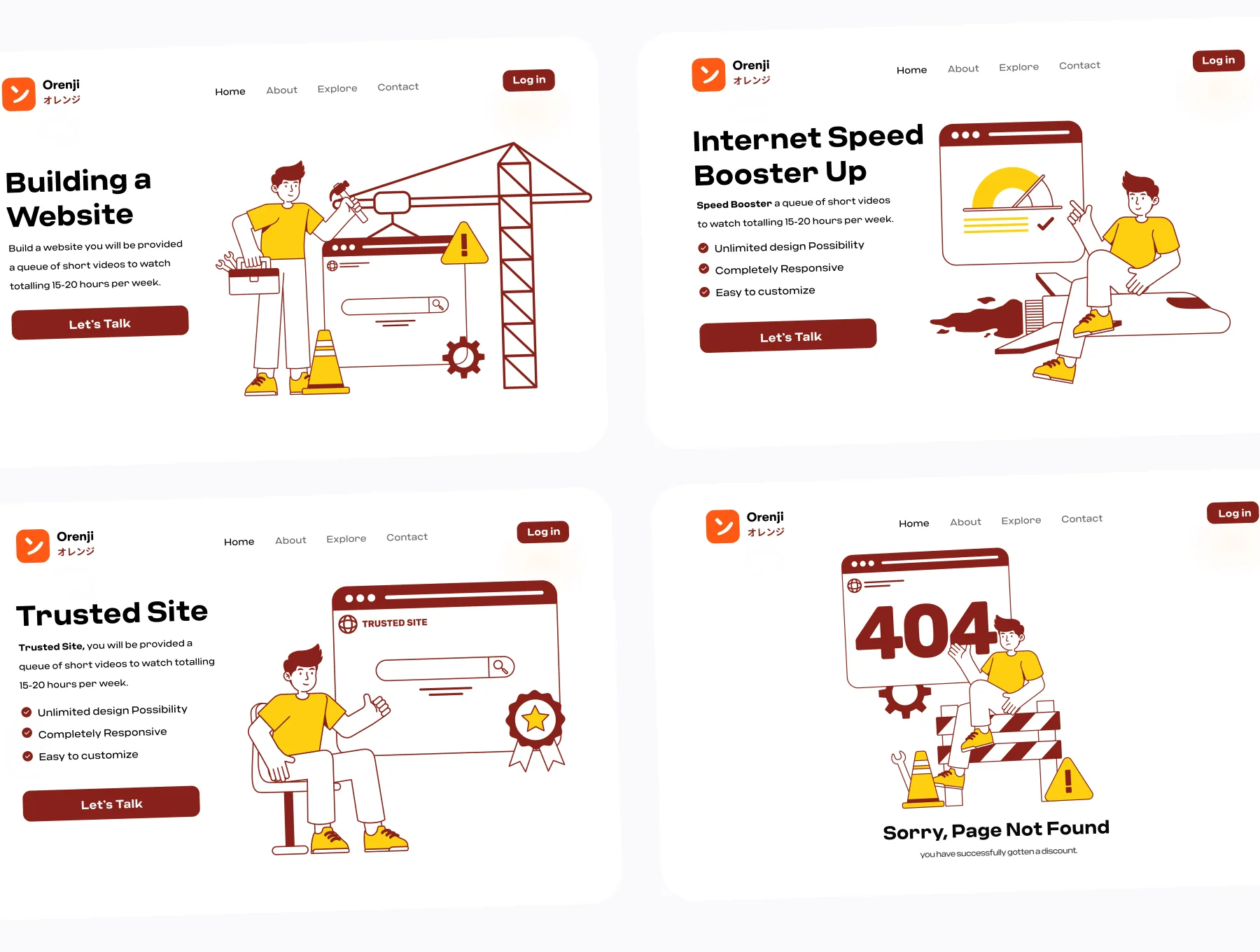 SEO Website Optimization Illustration Pack 6