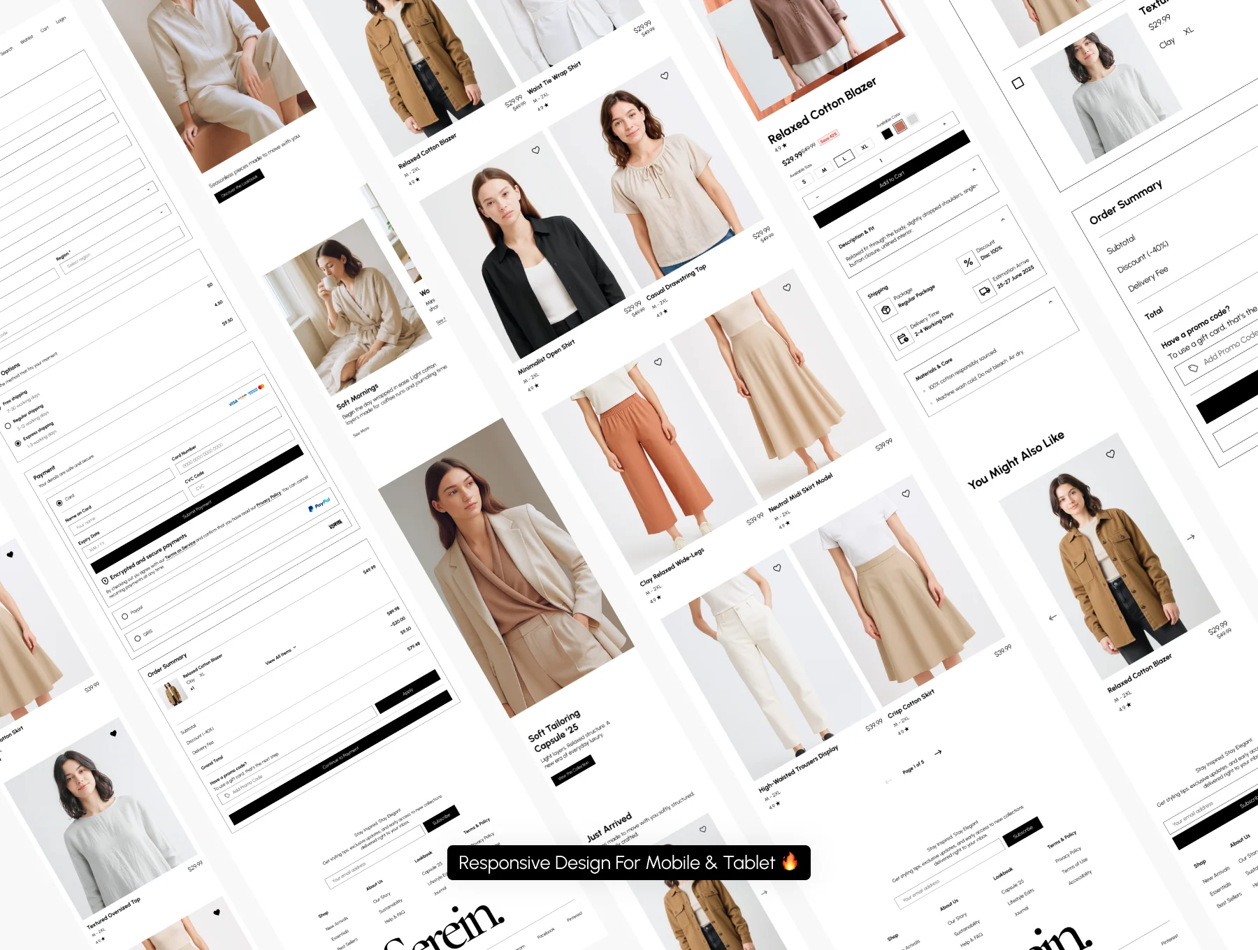 Serein – Minimal Fashion E-Commerce UI Kit 3