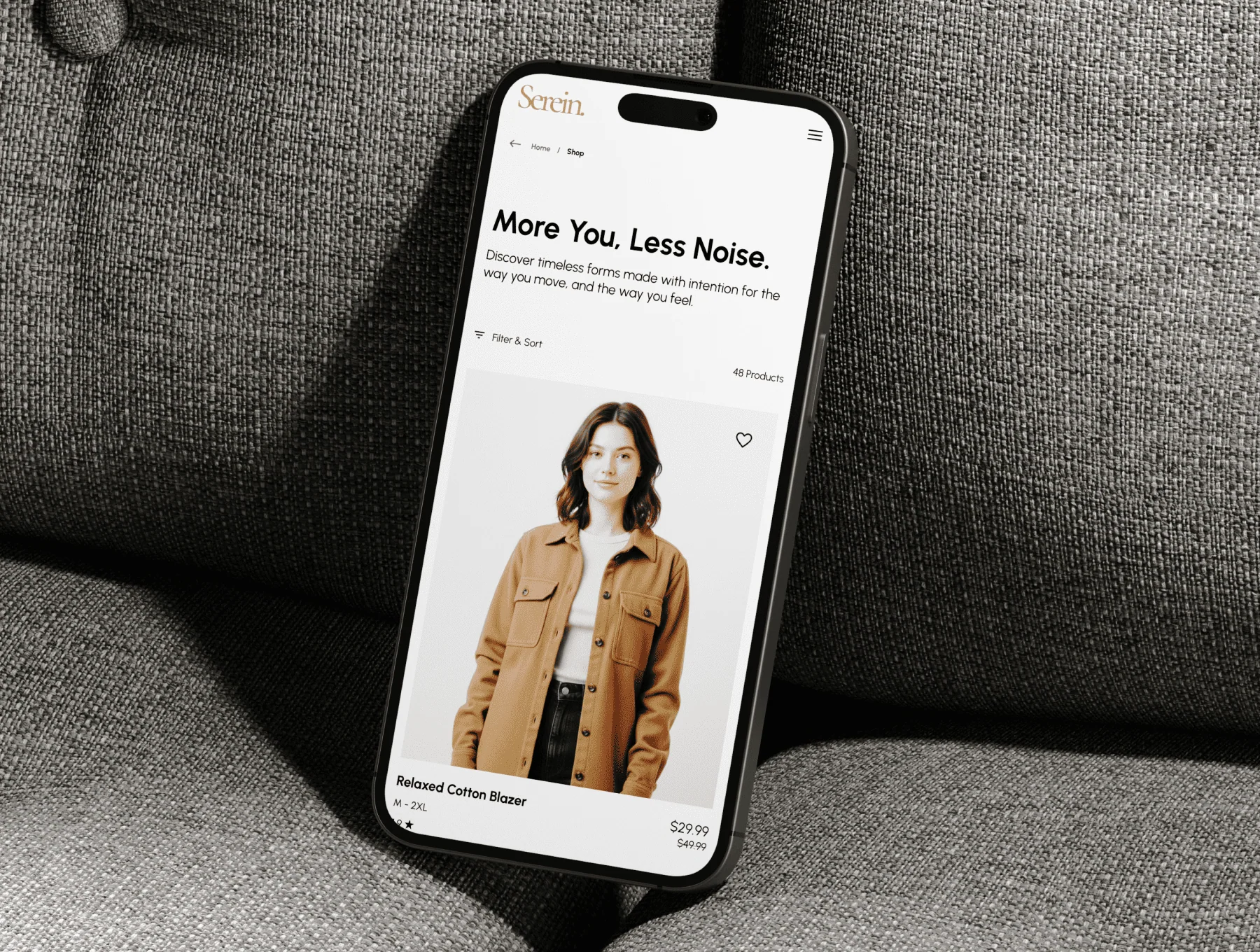 Serein – Minimal Fashion E-Commerce UI Kit 6