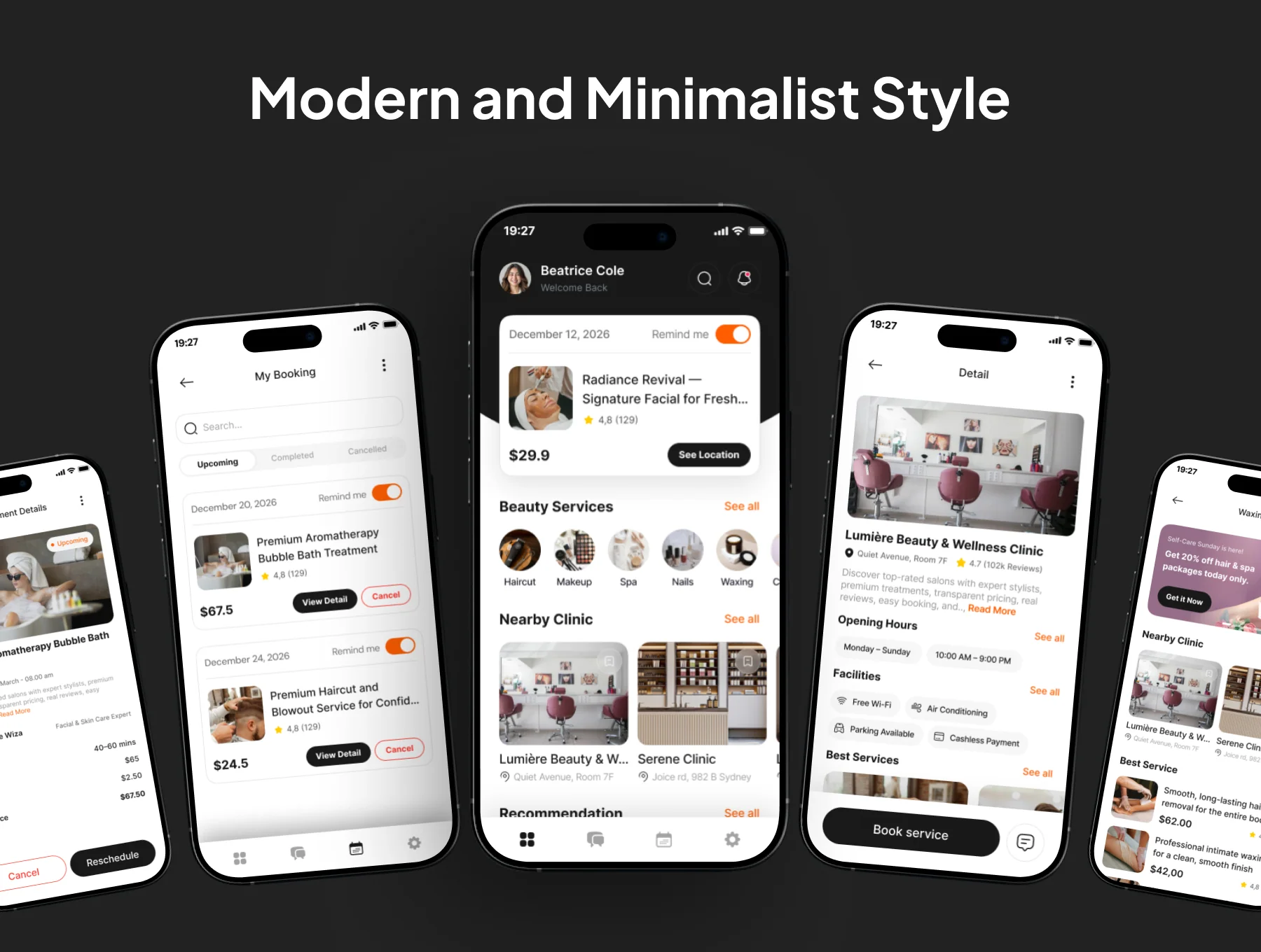 Serelle - Salon Service App IOS UI Kits 4