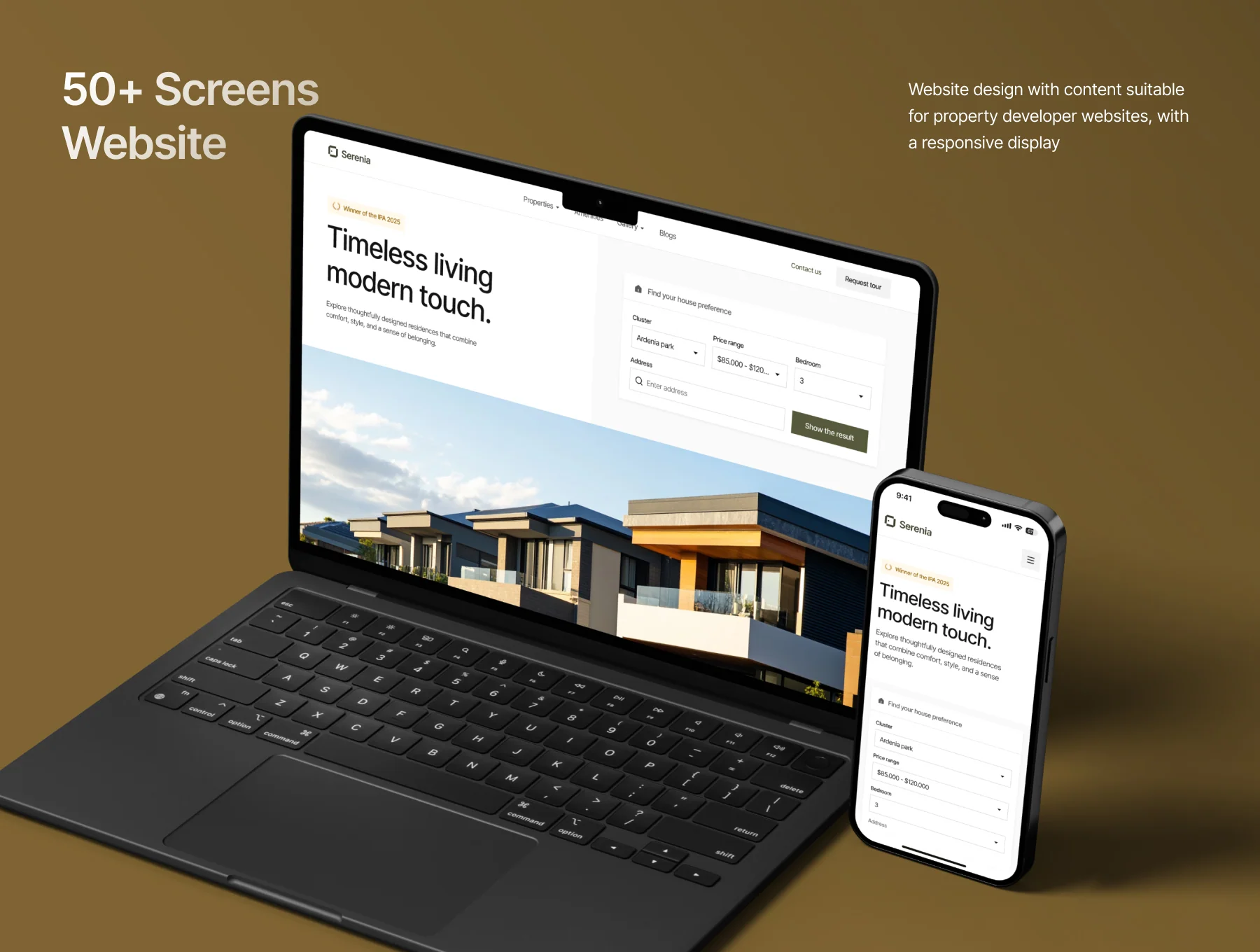 Serenia – Real Estate Management UI Kit 6