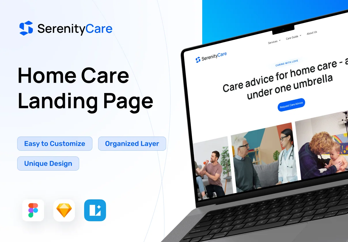 SerenityCare - Medical Homecare Website Template