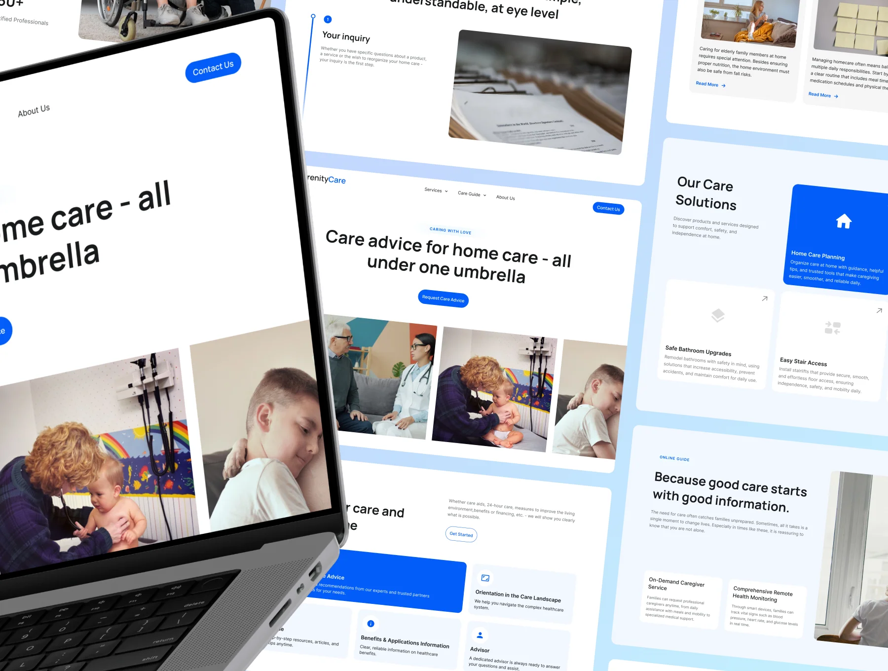 SerenityCare - Medical Homecare Website Template 2