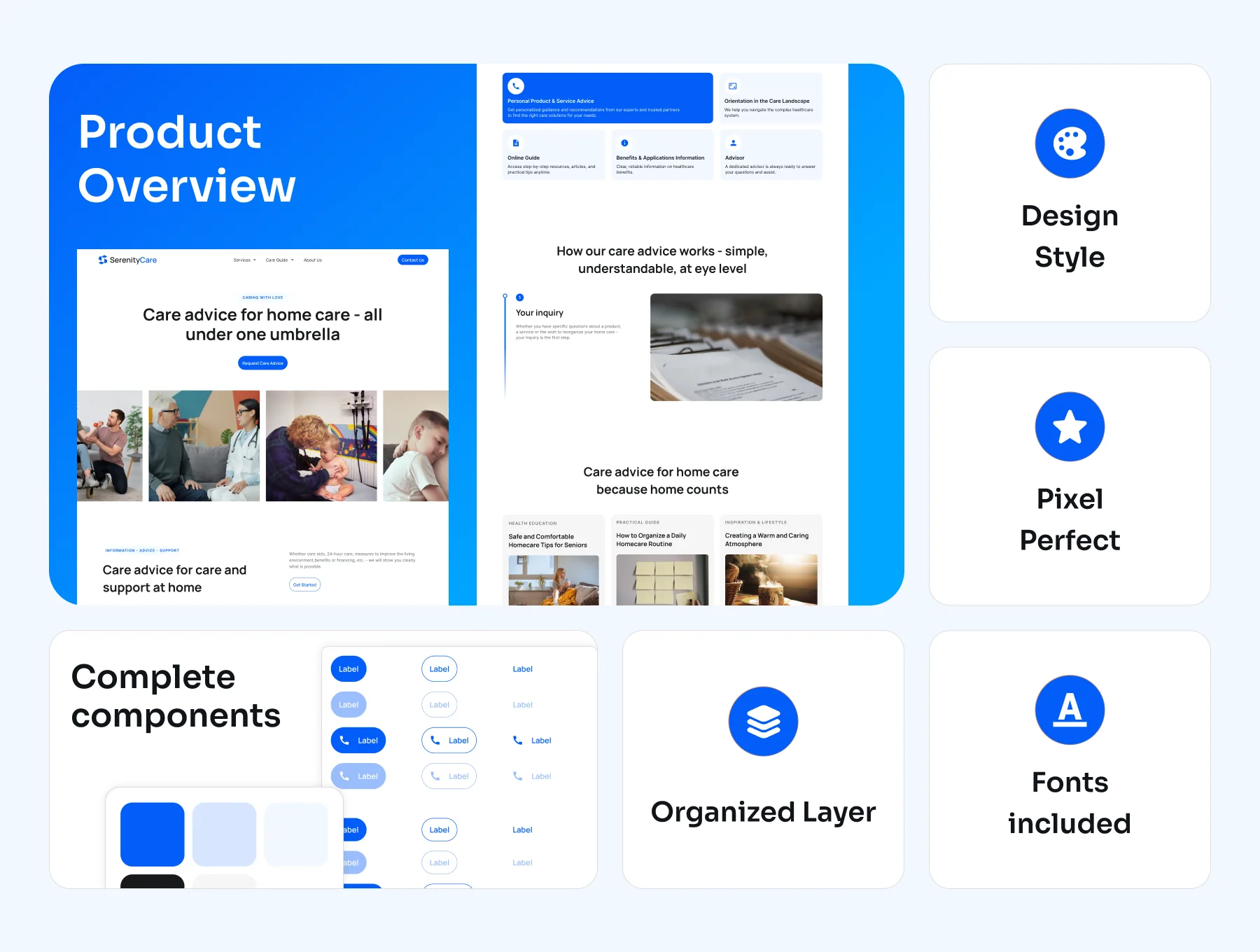 SerenityCare - Medical Homecare Website Template 3