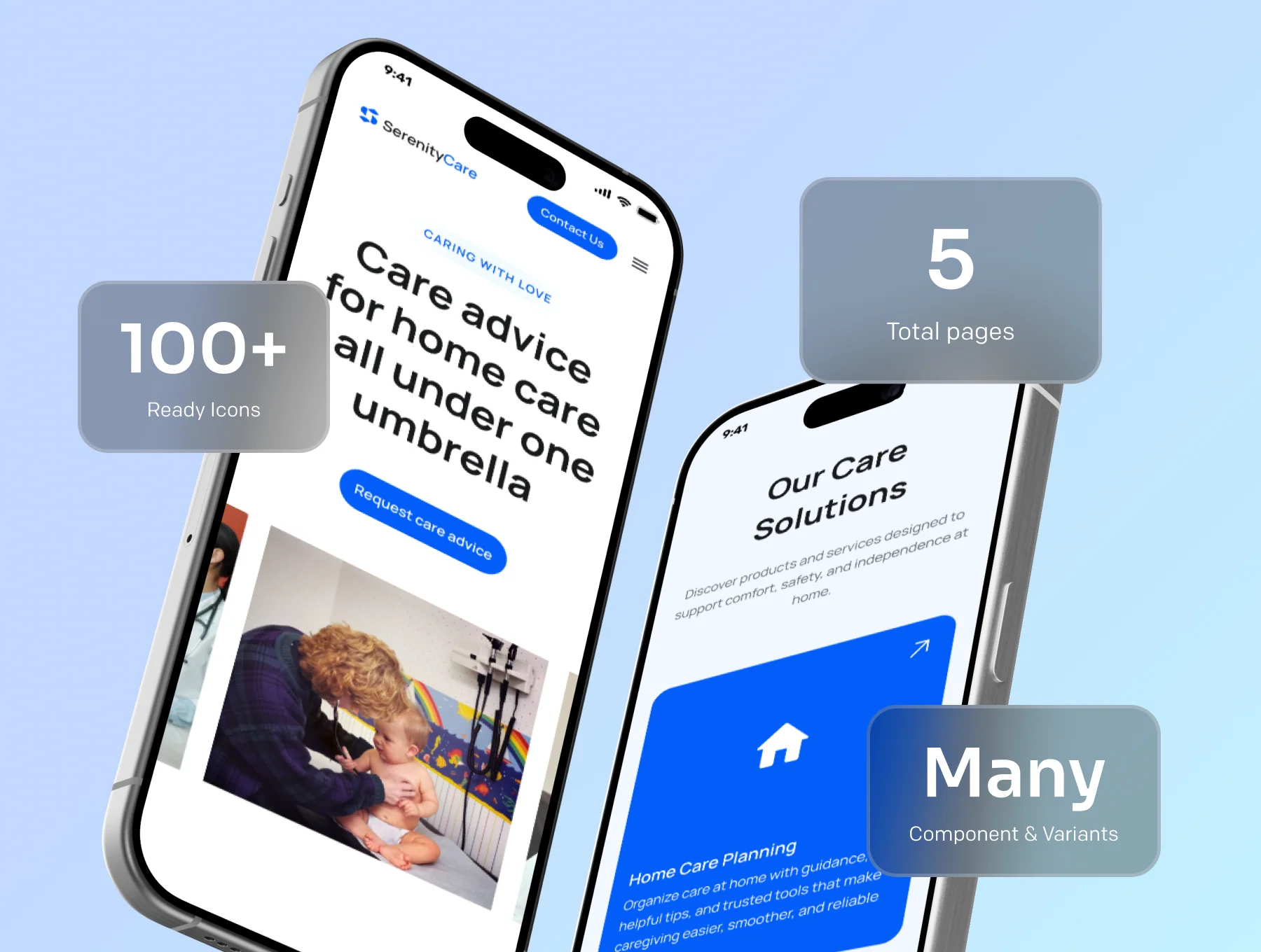 SerenityCare - Medical Homecare Website Template 4