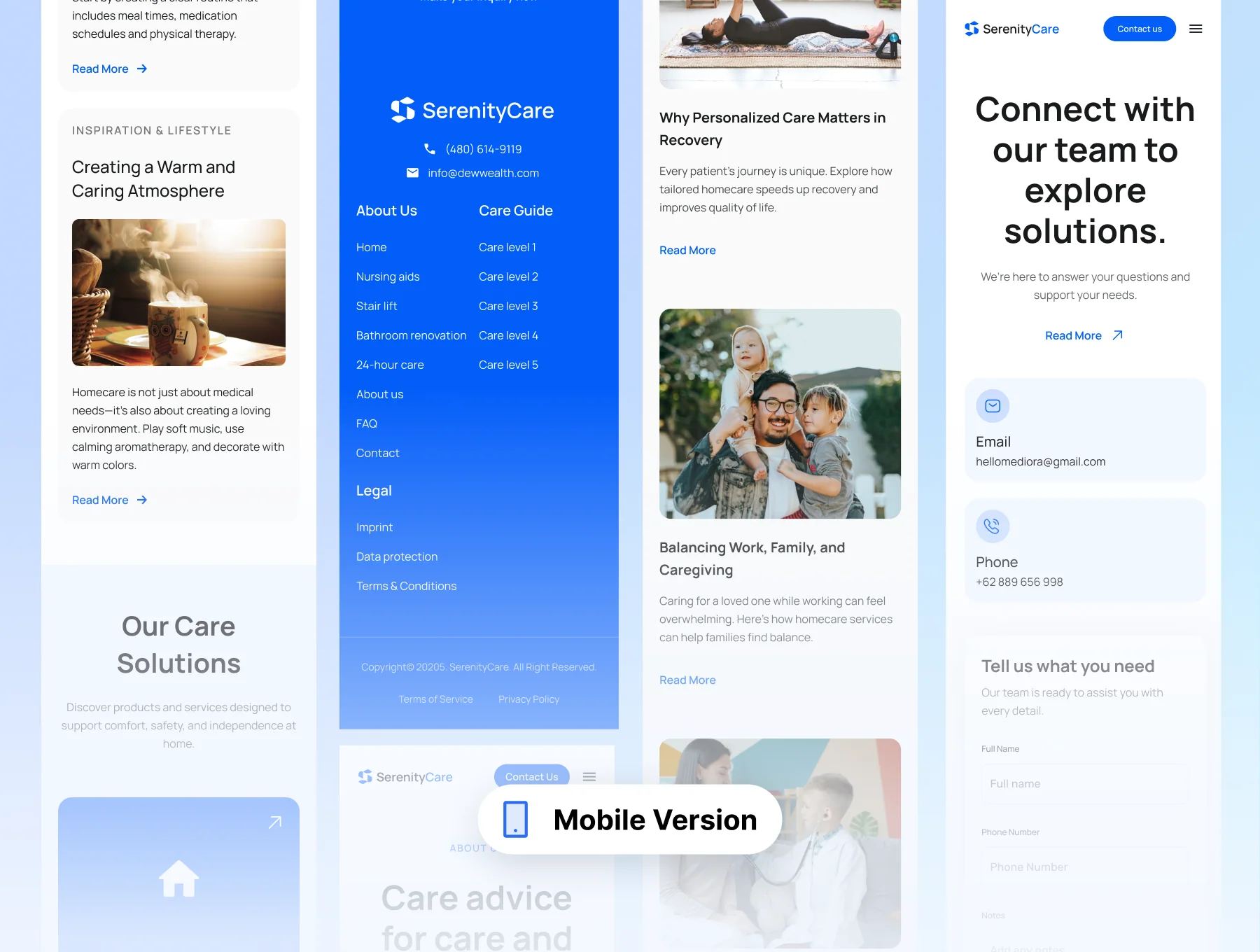 SerenityCare - Medical Homecare Website Template 8