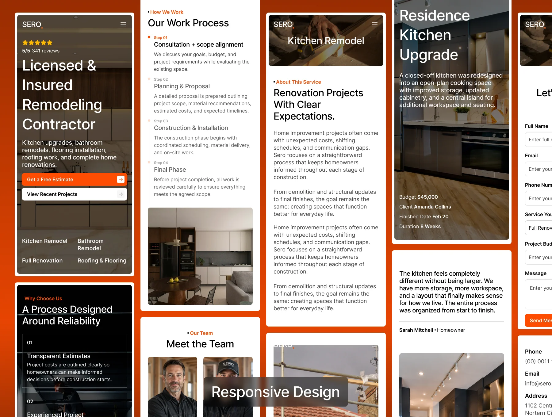 SERO - Construction Company Figma Template 5