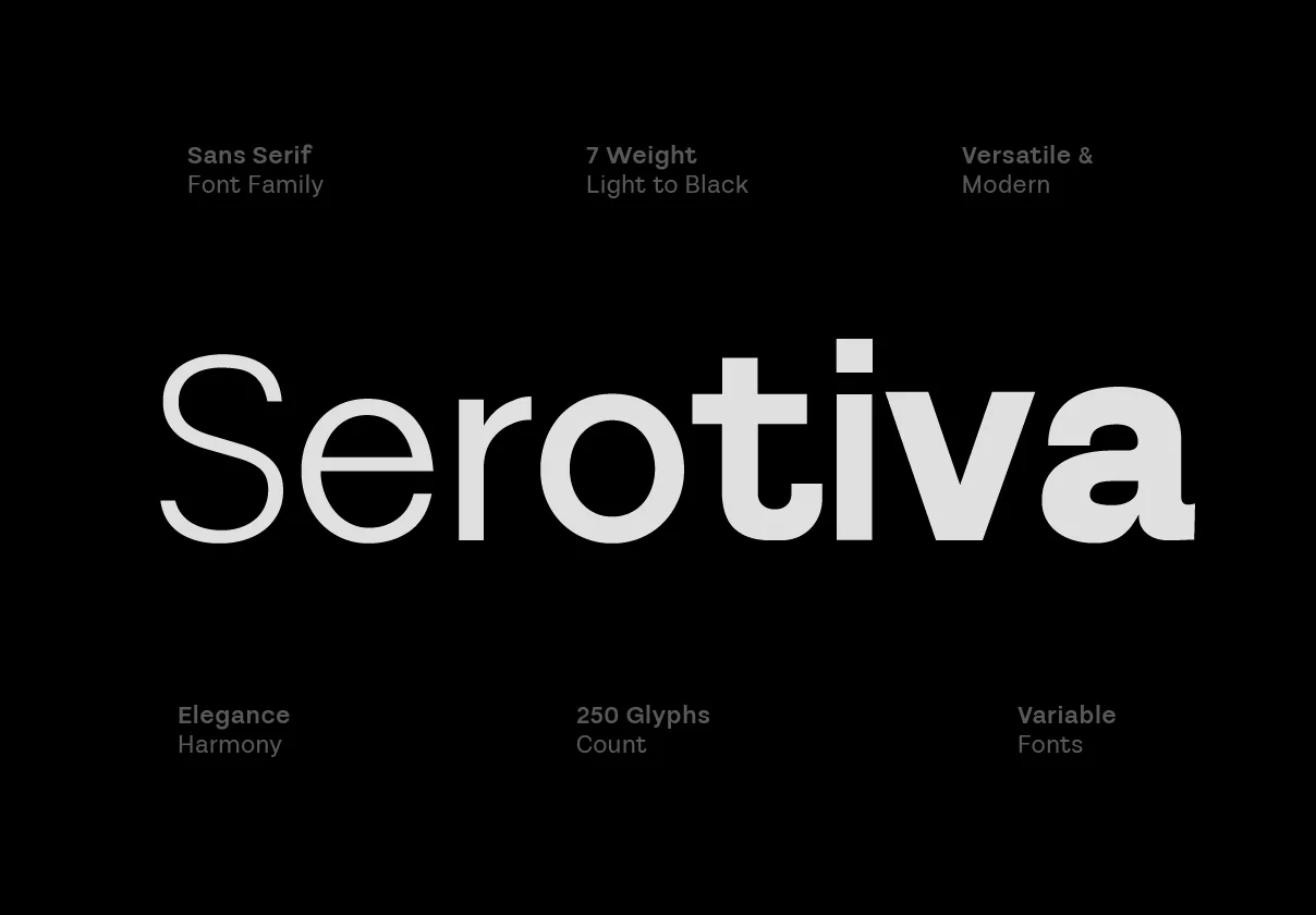 Serotiva Sans Serif