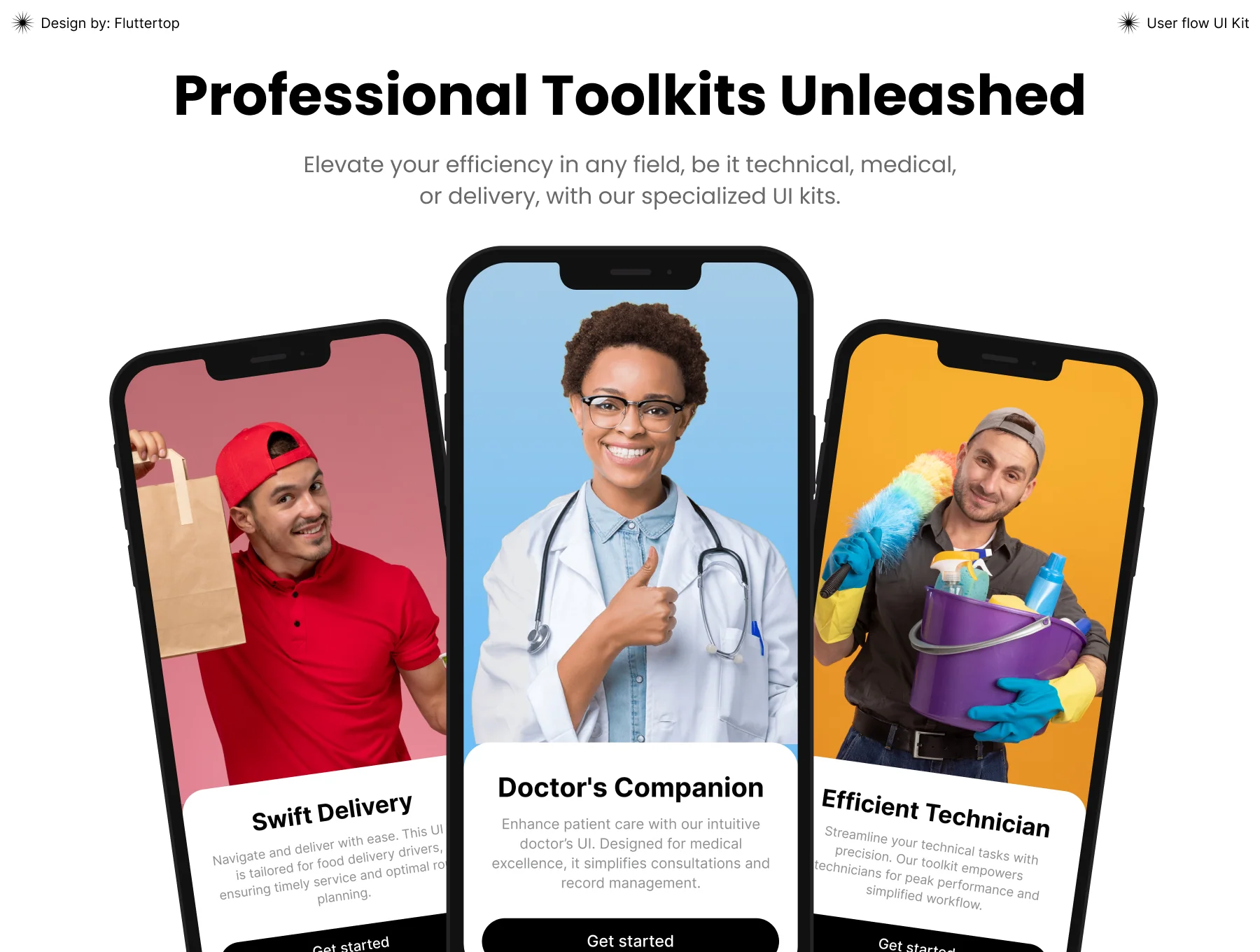 ServiceSphere UI Kit for food driver, Technician, doctor 2