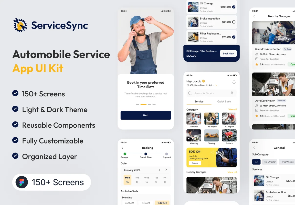 ServiceSync - Vehicle Service Booking App