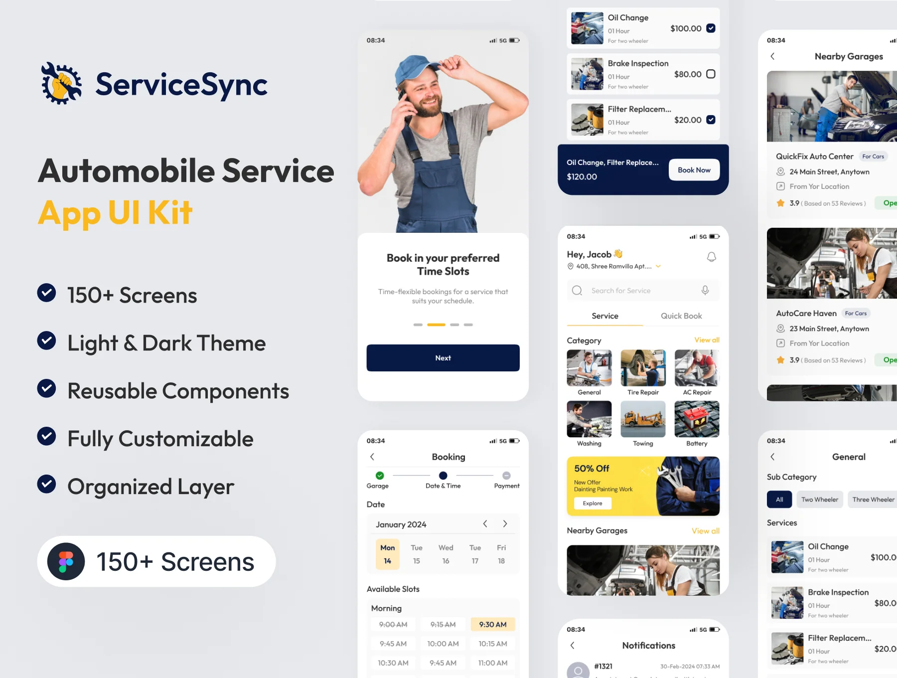 ServiceSync - Vehicle Service Booking App