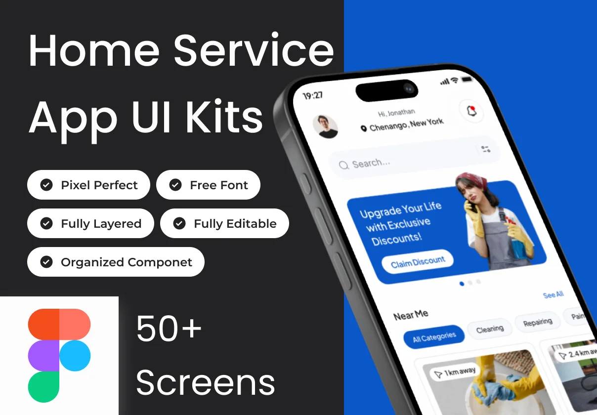 Servify - Home Service App Ui Kits