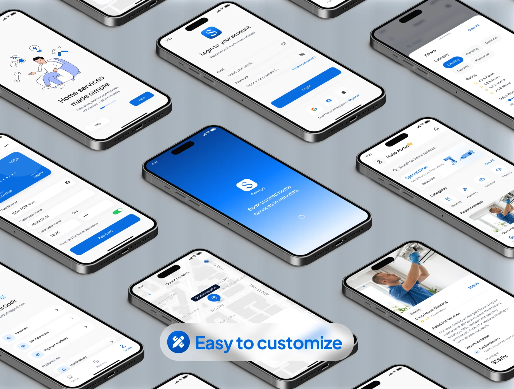 Servigo — Home Services App UI Kit 5