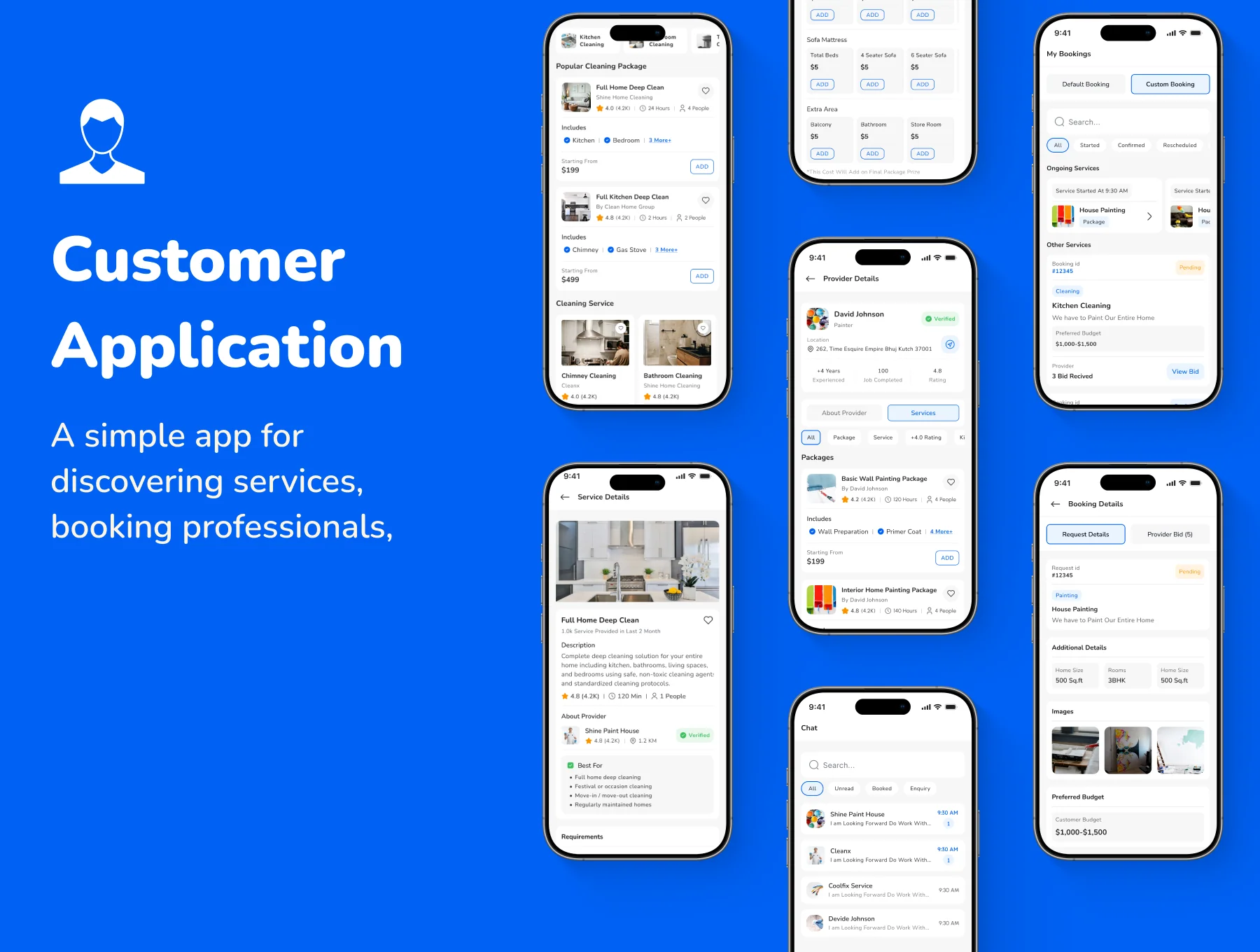 Servly – On Demand Home Service App UI Kit 6
