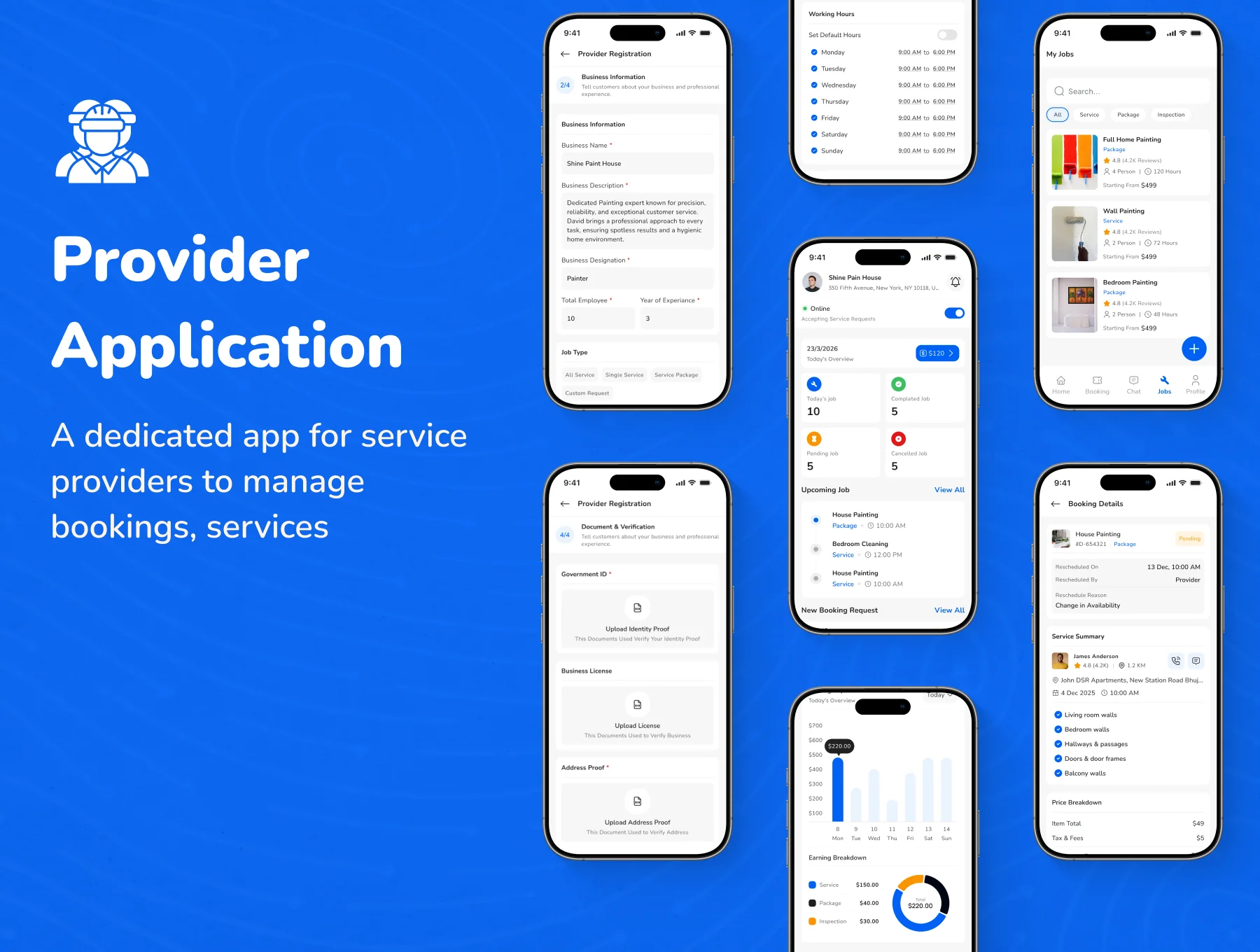 Servly – On Demand Home Service App UI Kit 7