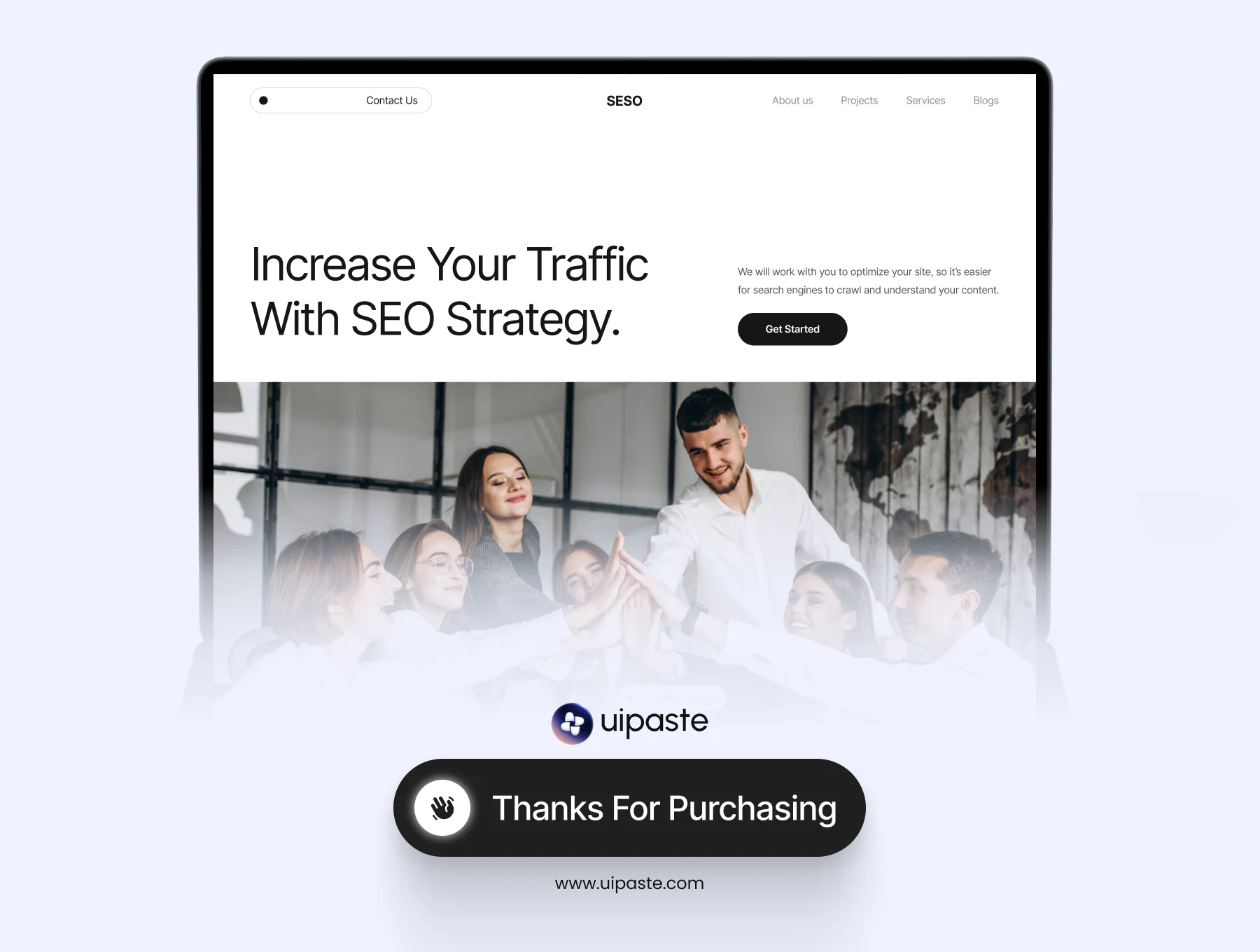 SESO - Marketing Agency Framer Template 6