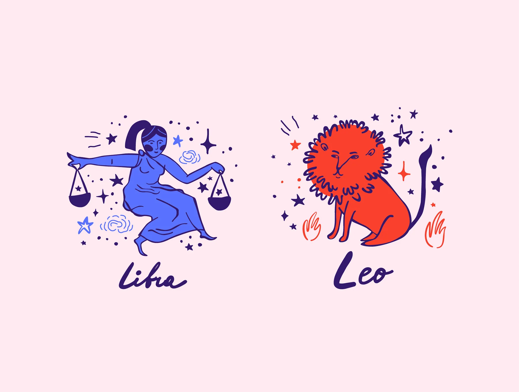 Set of Astrology Illustrations 2