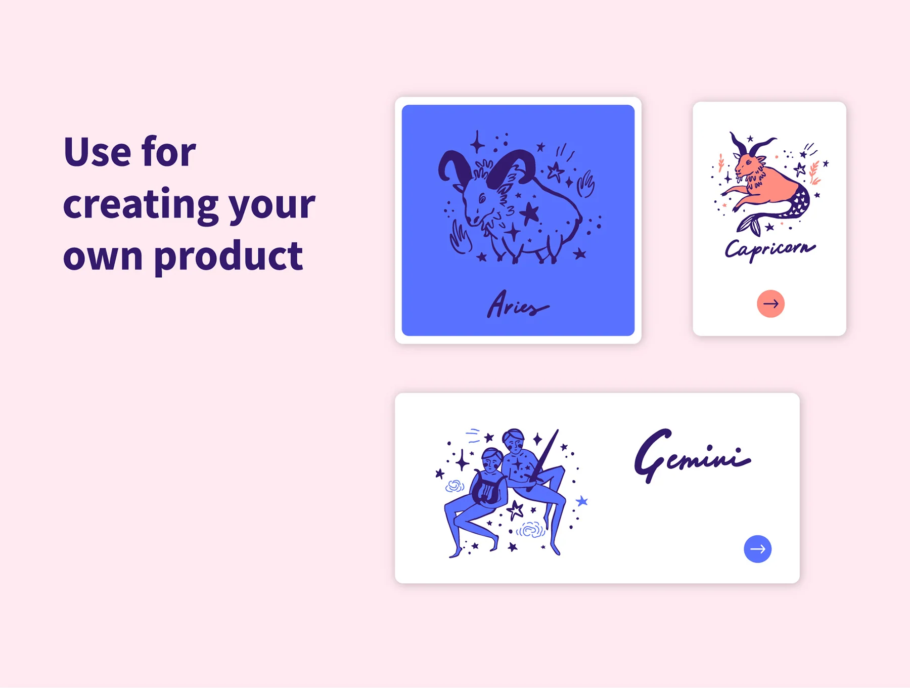 Set of Astrology Illustrations 3