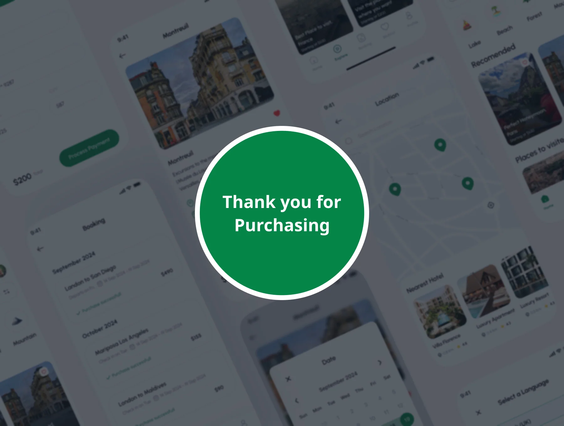 SetGo - Travel App UI Kit 6