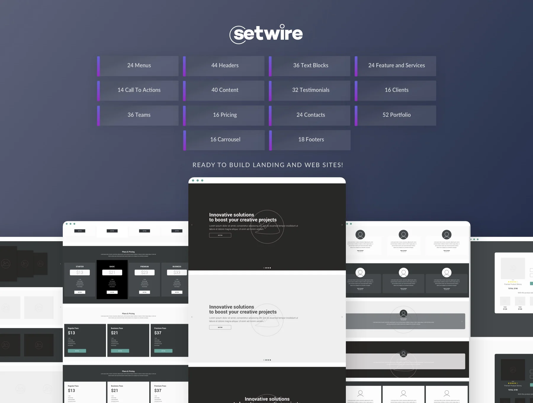 SETWIRE - WIREFRAME SYSTEM 4