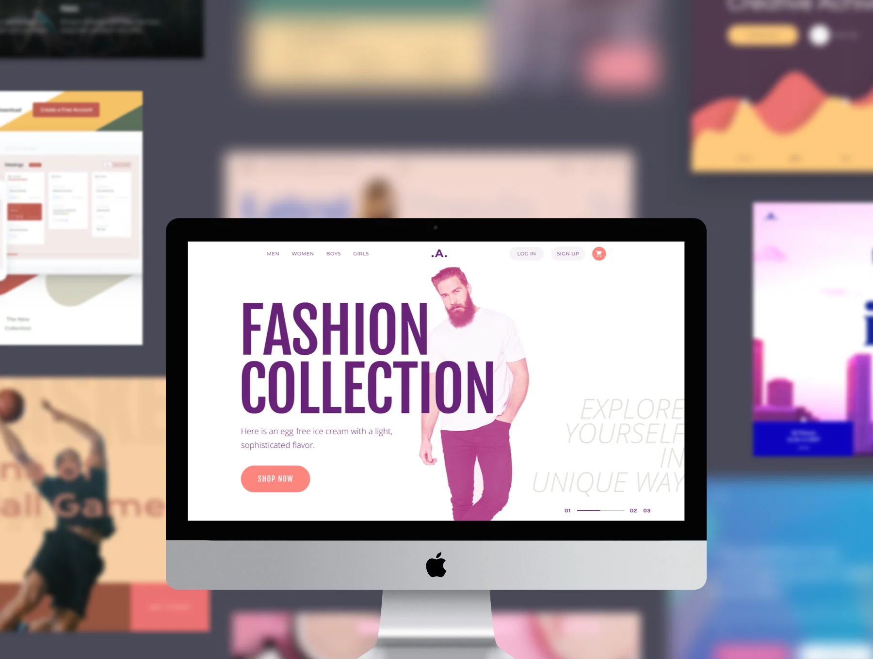 Seva header ui kit pack-2 4