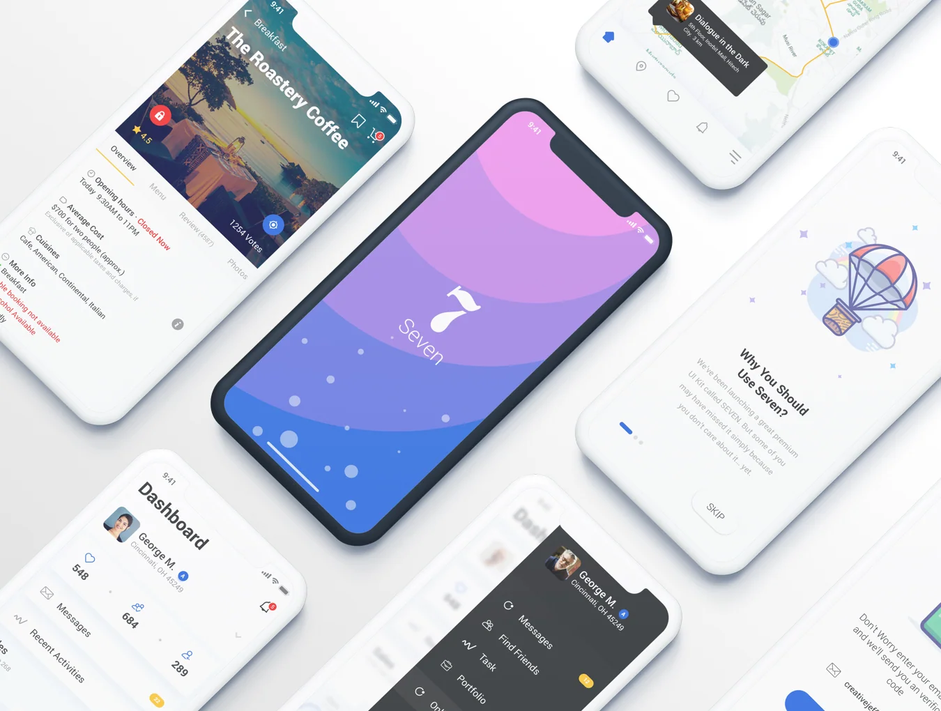 Seven Restaurant UI Kit 6