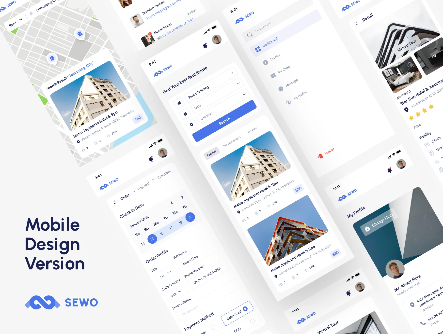 Sewo - Real Estate Dashboard UI Kit 5