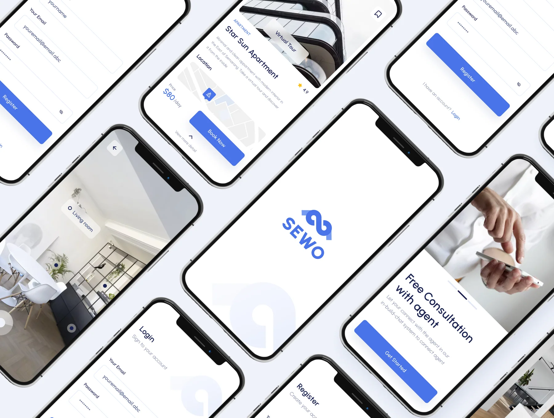 Sewo - Real Estate Mobile App UI Kit 5