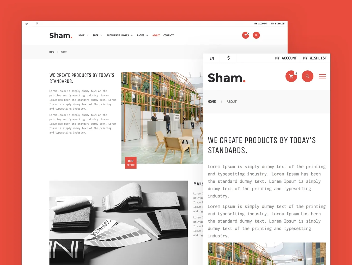 Sham eCommerce HTML 5