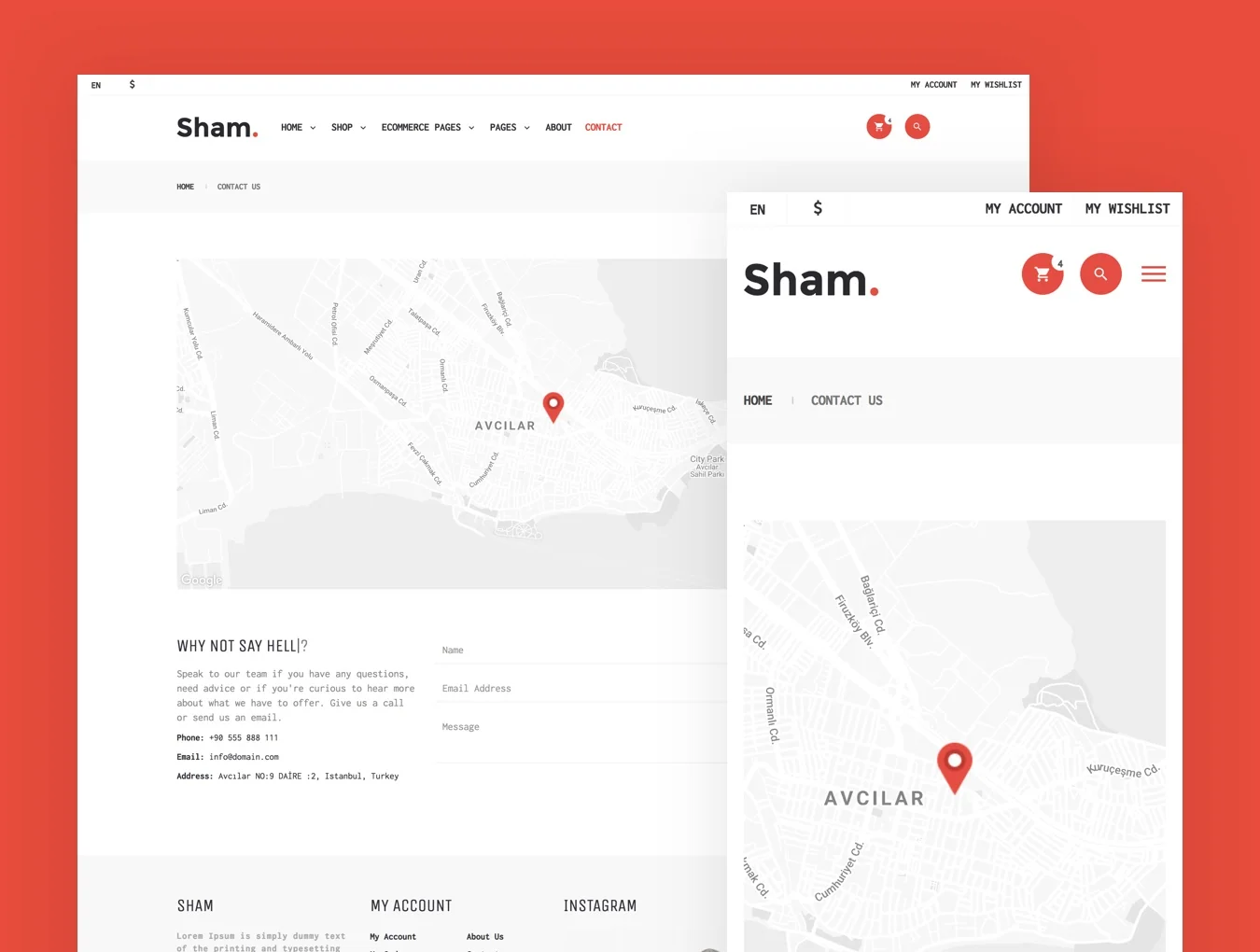 Sham eCommerce HTML 6