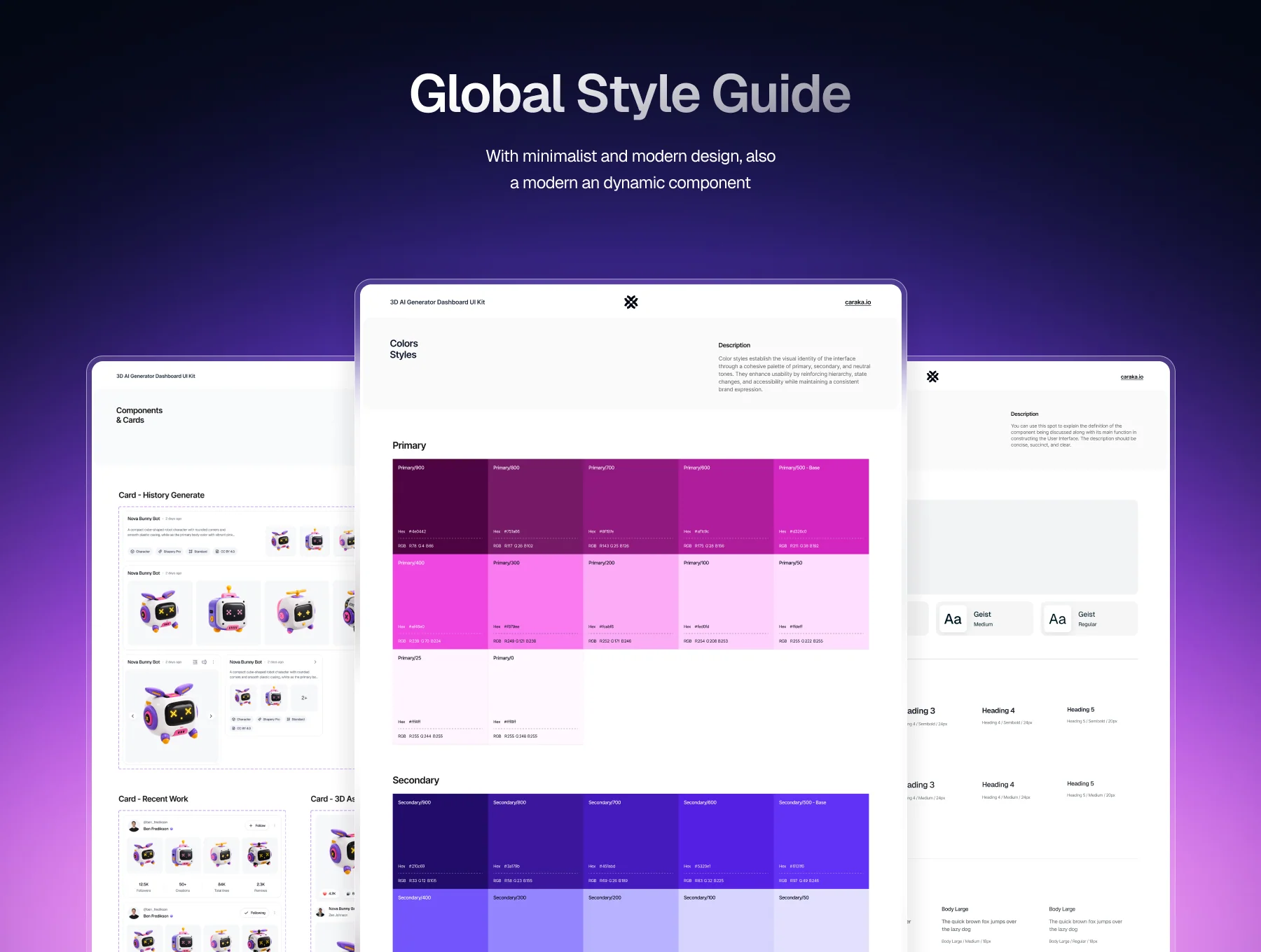 Shapery - 3D AI Generator Dashboard UI Kit 4
