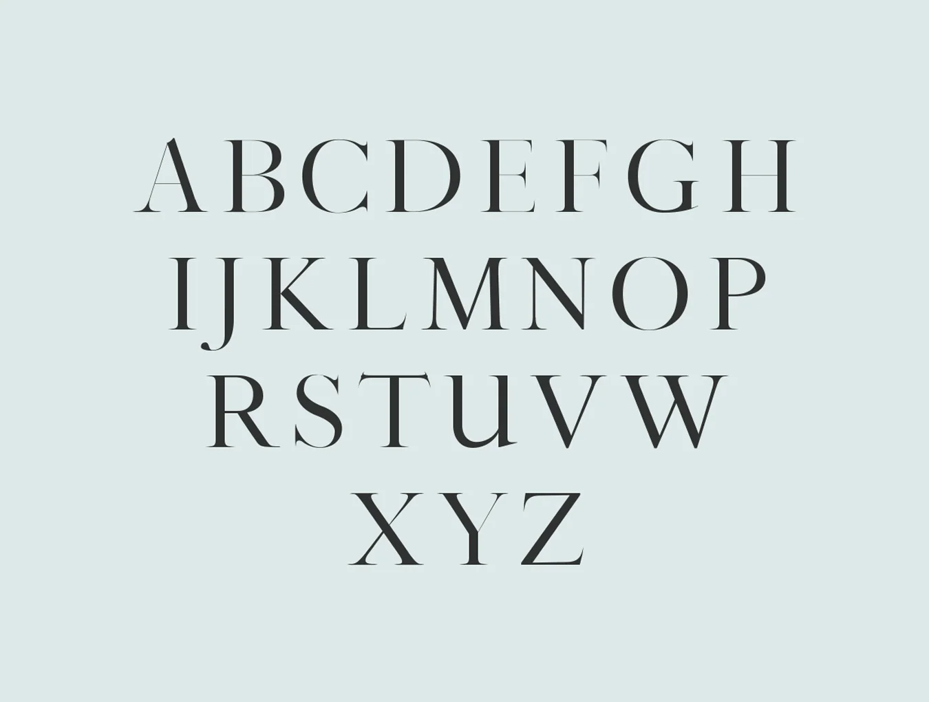 Sharis Serif Typeface 3