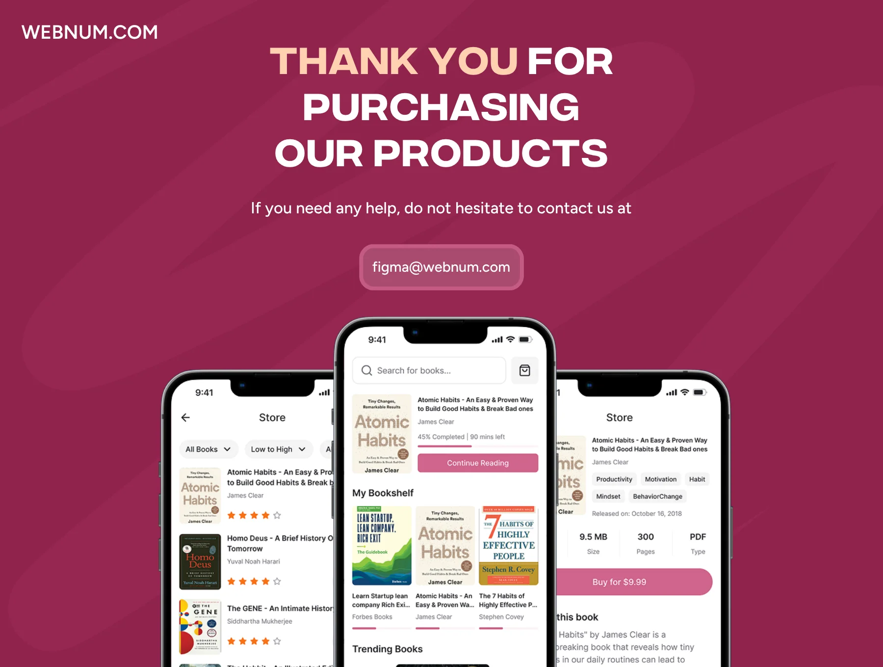 Shelfie - E-Book Store App Ui Kit 8